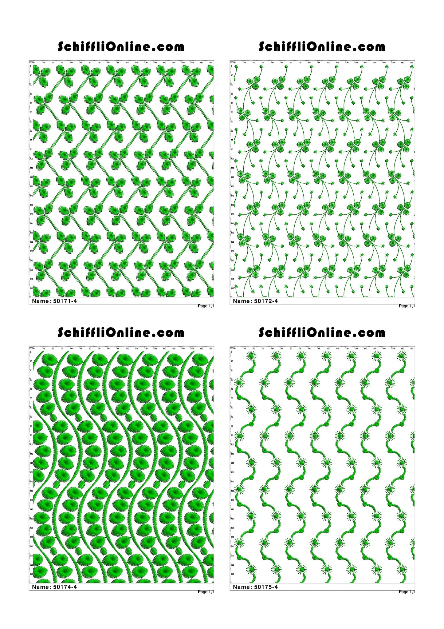 ALLOVER BORER 4X4 VOL 1 - 500 DESIGNS