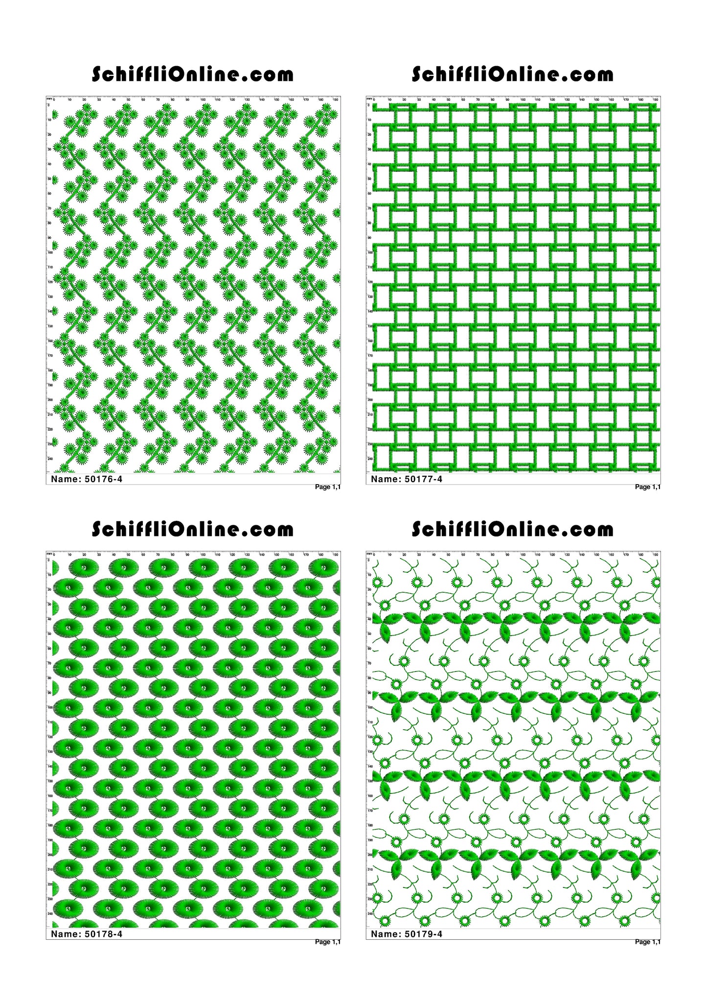ALLOVER BORER 4X4 VOL 1 - 500 DESIGNS