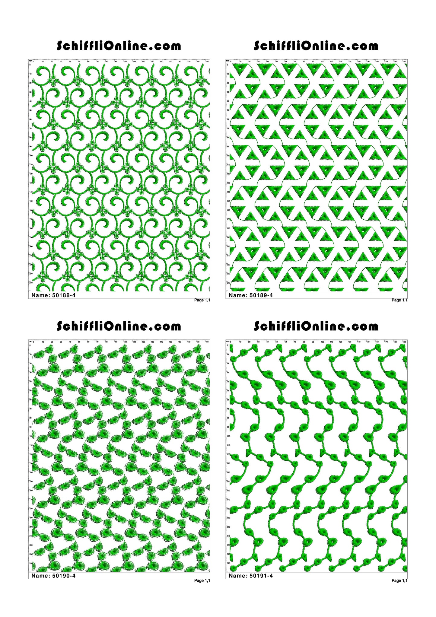 ALLOVER BORER 4X4 VOL 1 - 500 DESIGNS