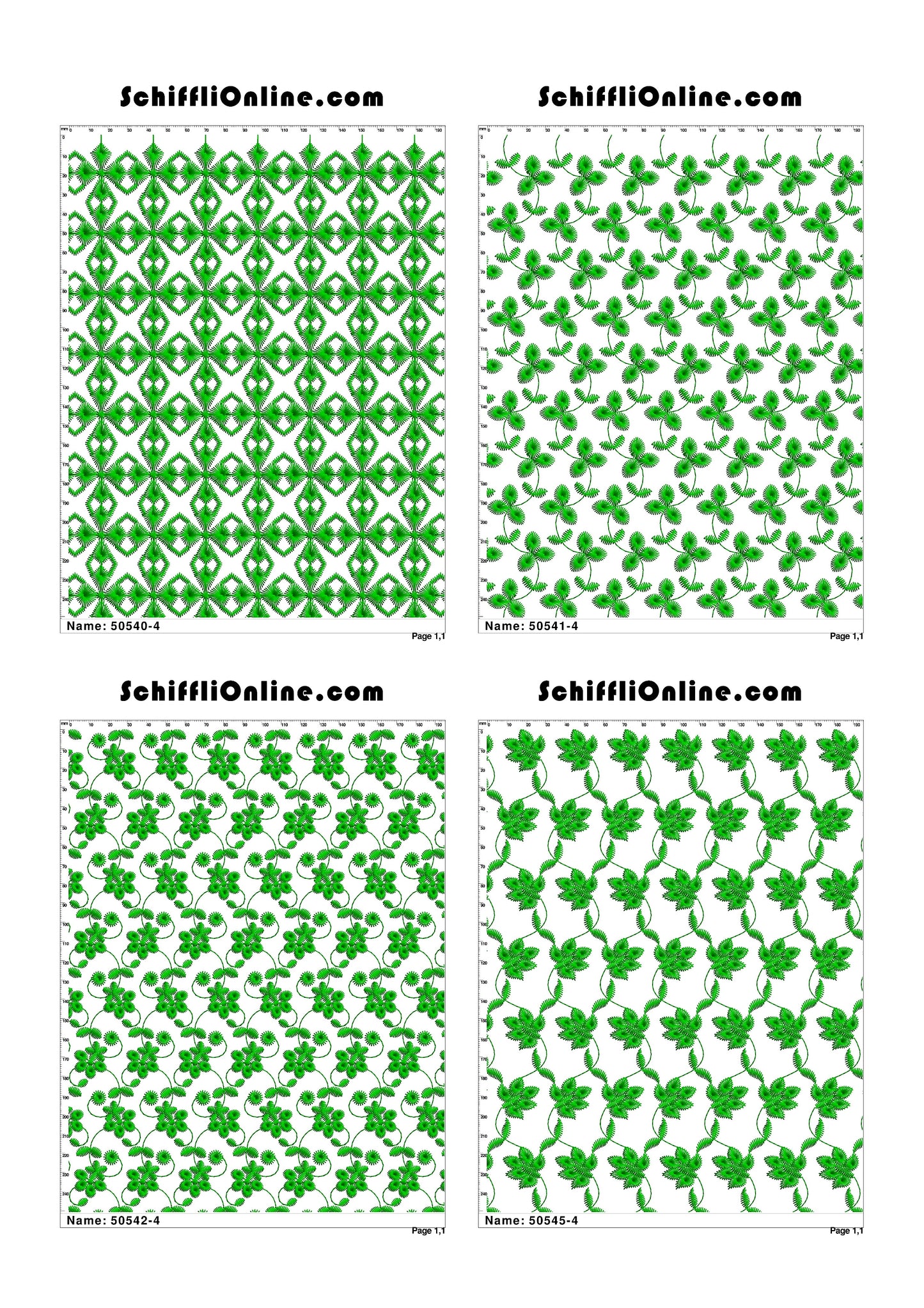 ALLOVER BORER 4X4 VOL 1 - 500 DESIGNS