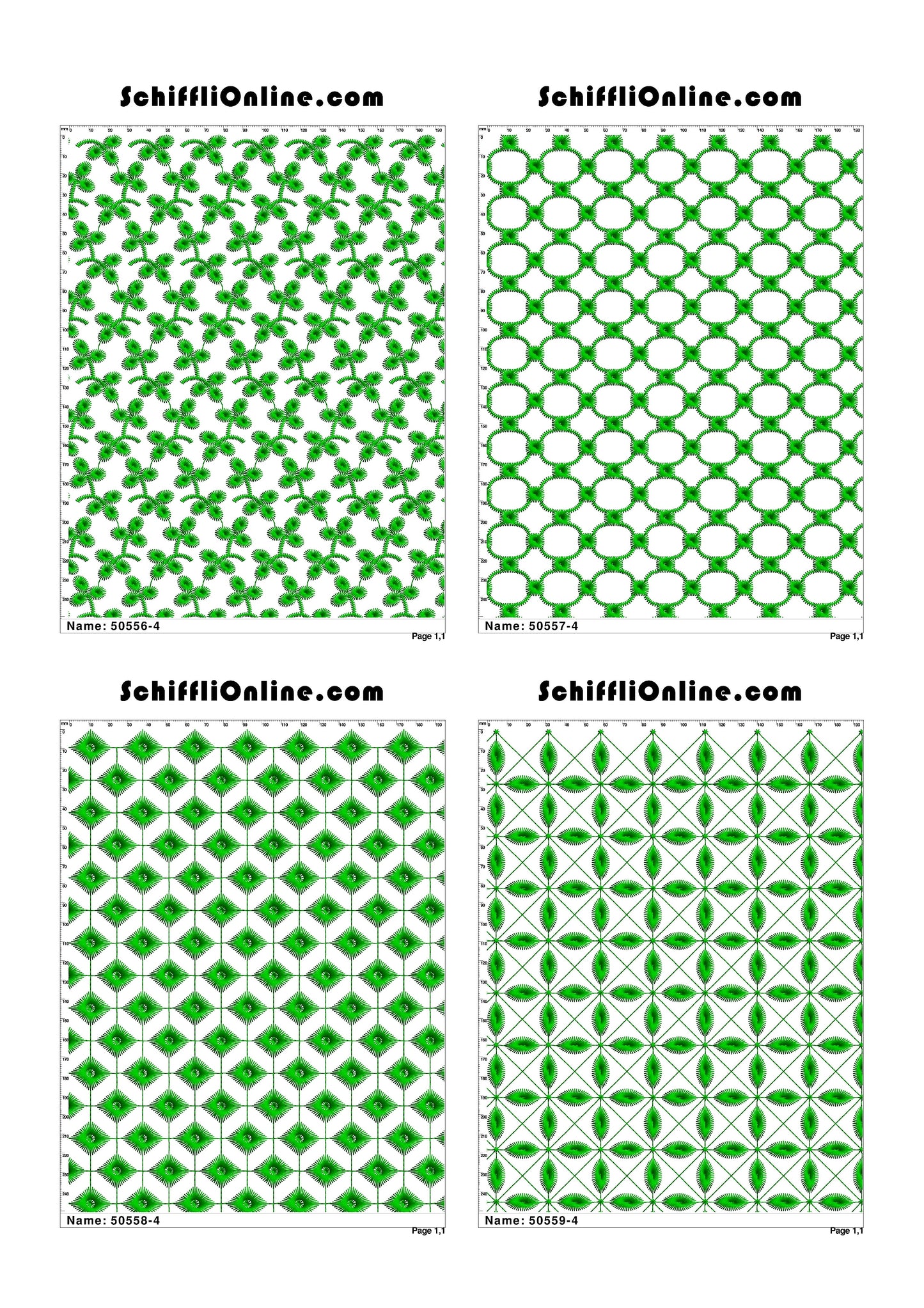 ALLOVER BORER 4X4 VOL 1 - 500 DESIGNS
