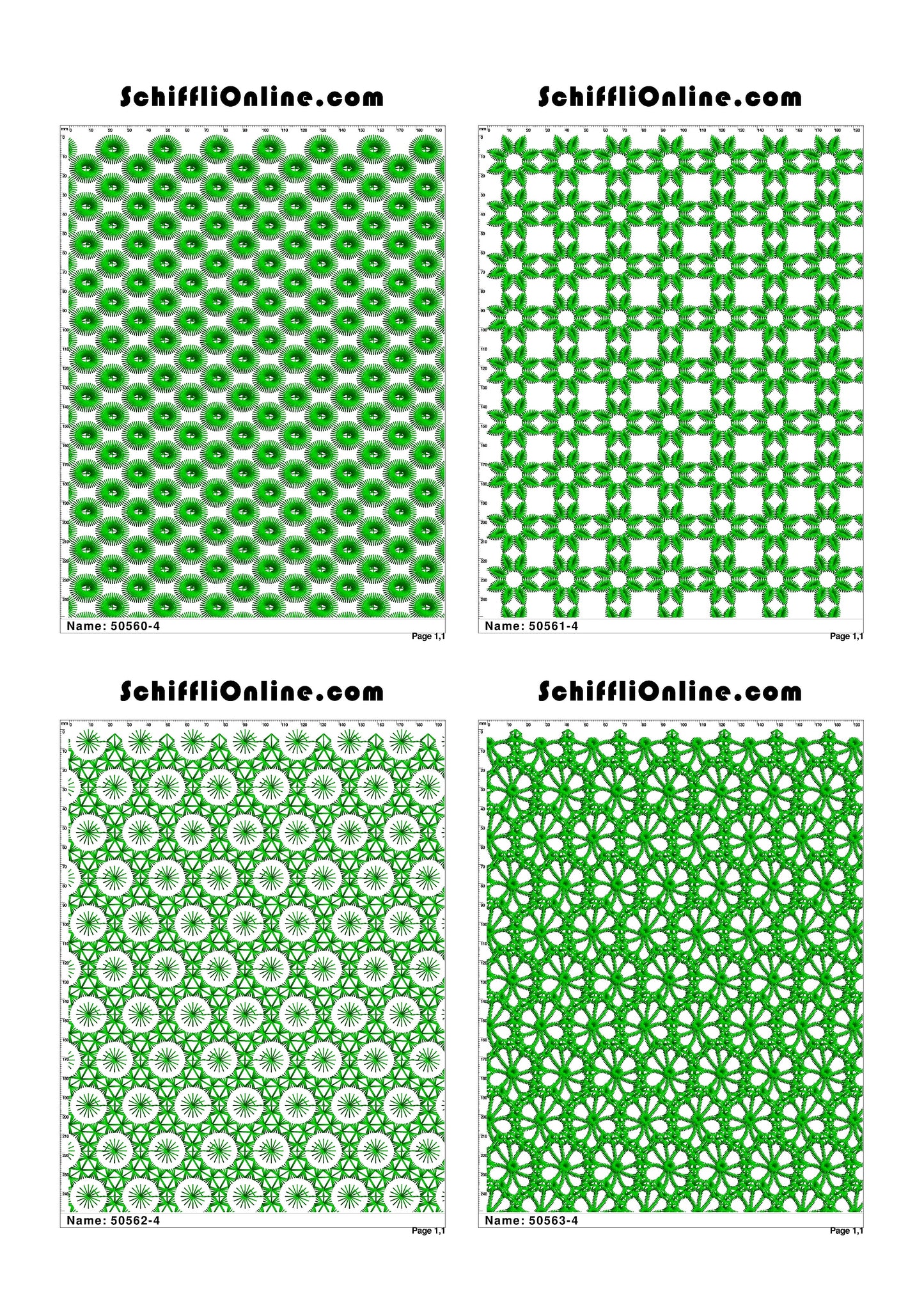 ALLOVER BORER 4X4 VOL 1 - 500 DESIGNS