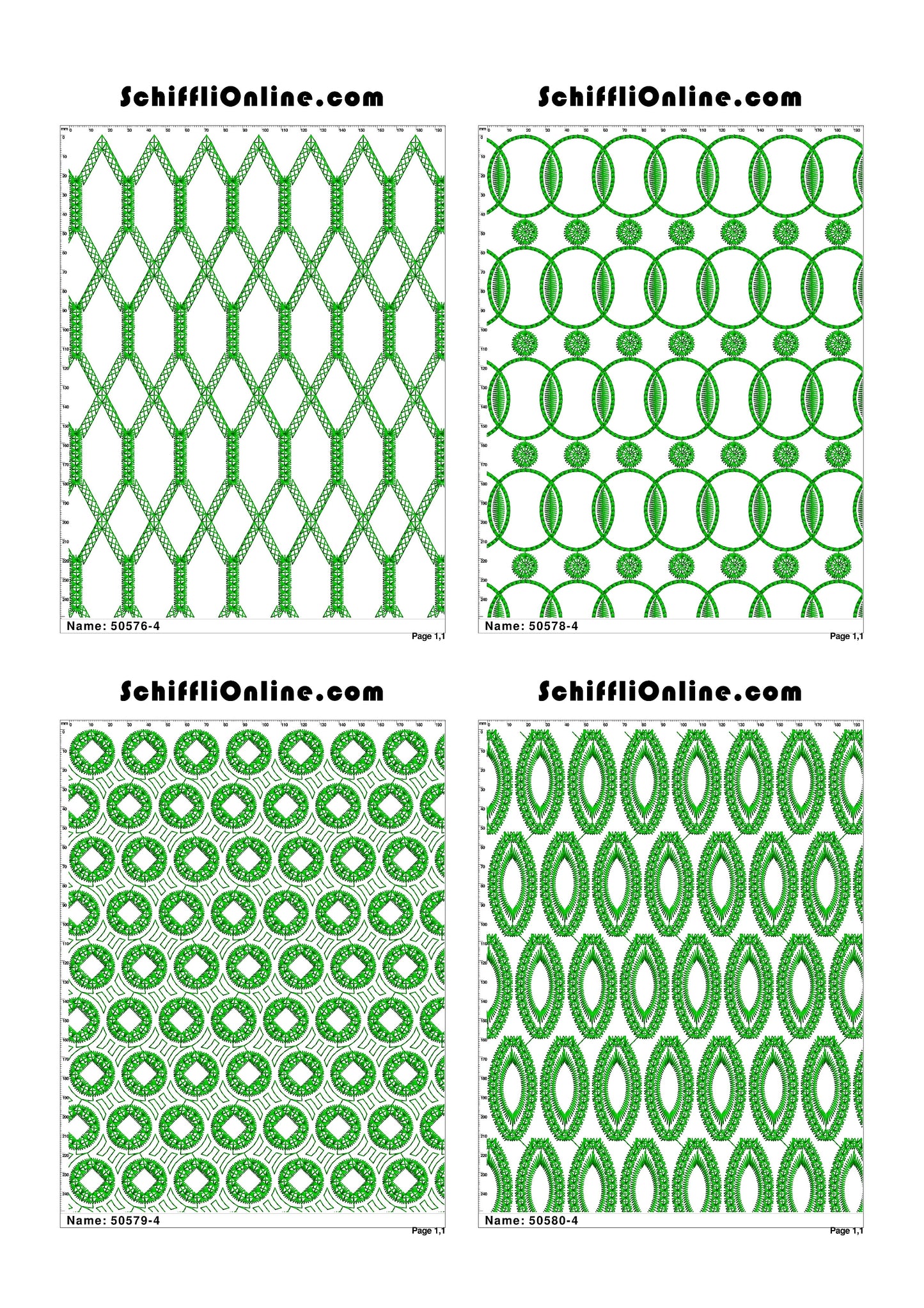 ALLOVER BORER 4X4 VOL 1 - 500 DESIGNS