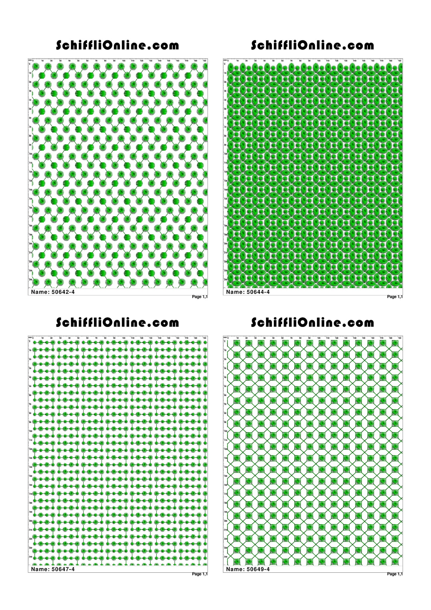 ALLOVER BORER 4X4 VOL 1 - 500 DESIGNS