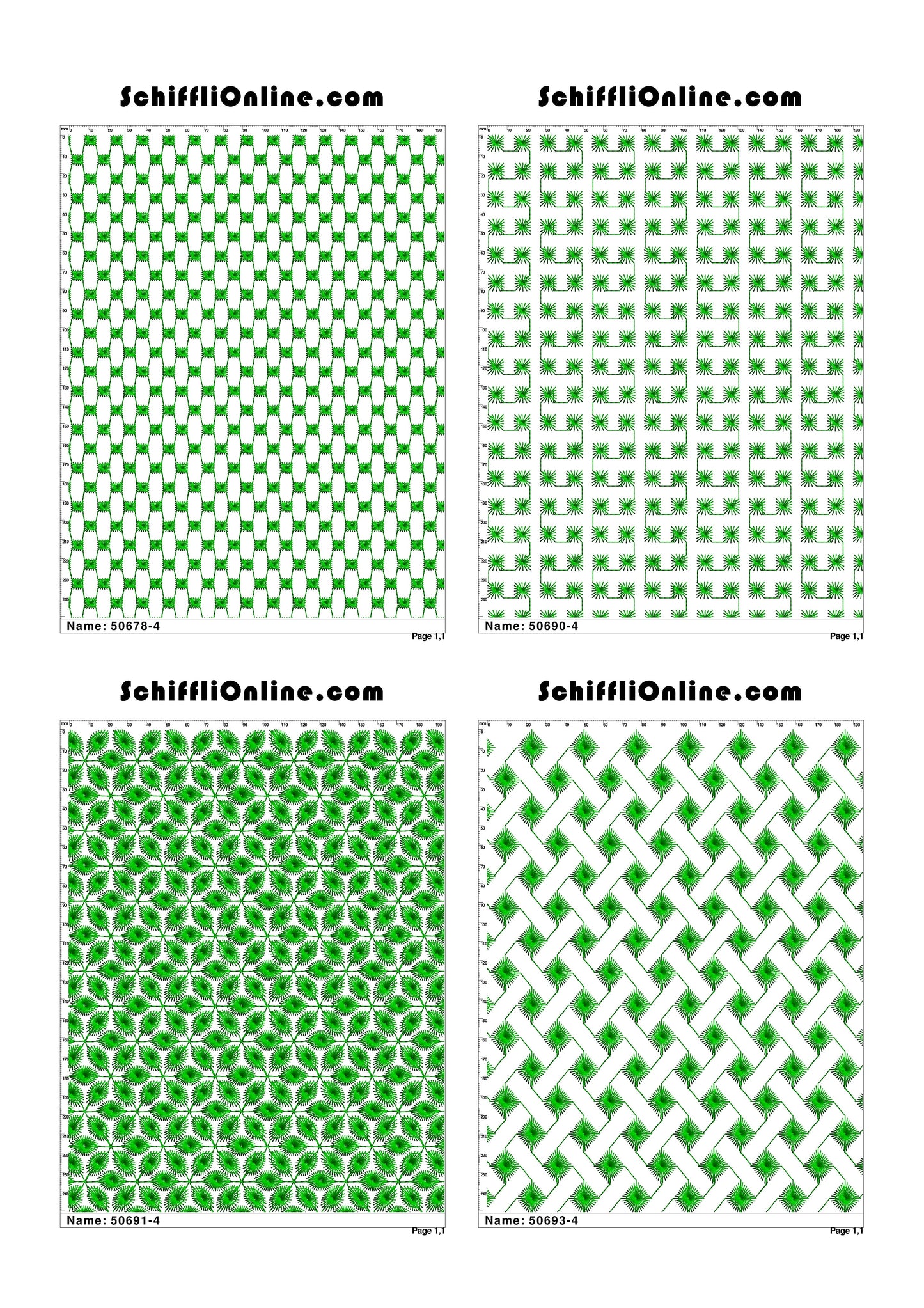 ALLOVER BORER 4X4 VOL 1 - 500 DESIGNS