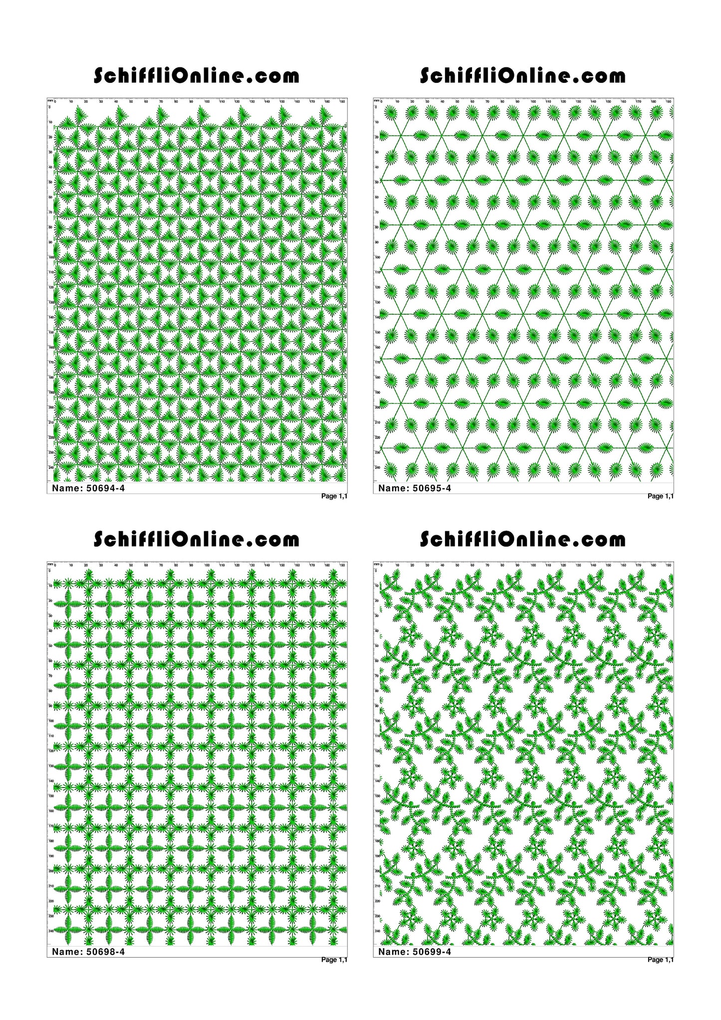 ALLOVER BORER 4X4 VOL 1 - 500 DESIGNS