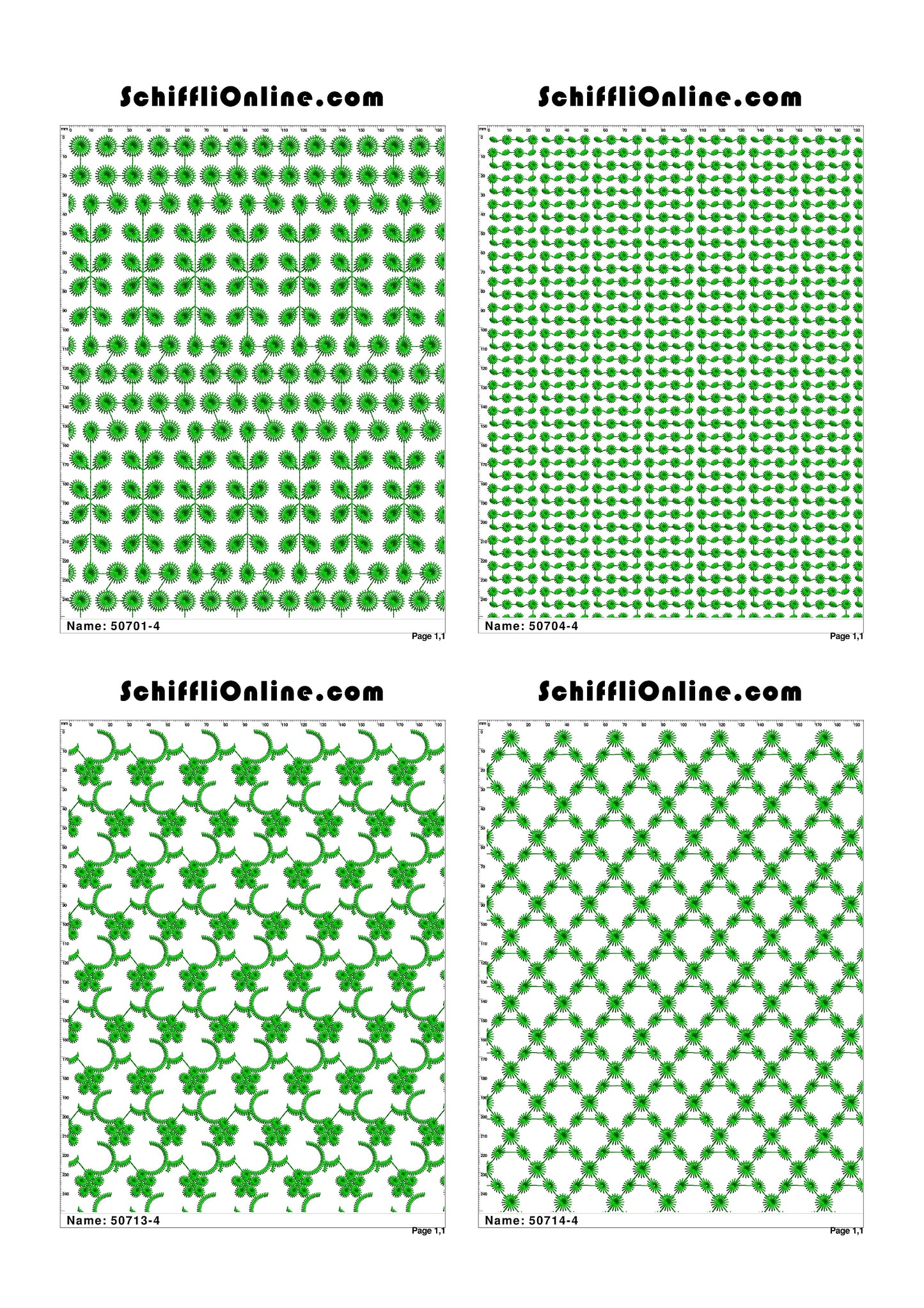 ALLOVER BORER 4X4 VOL 1 - 500 DESIGNS