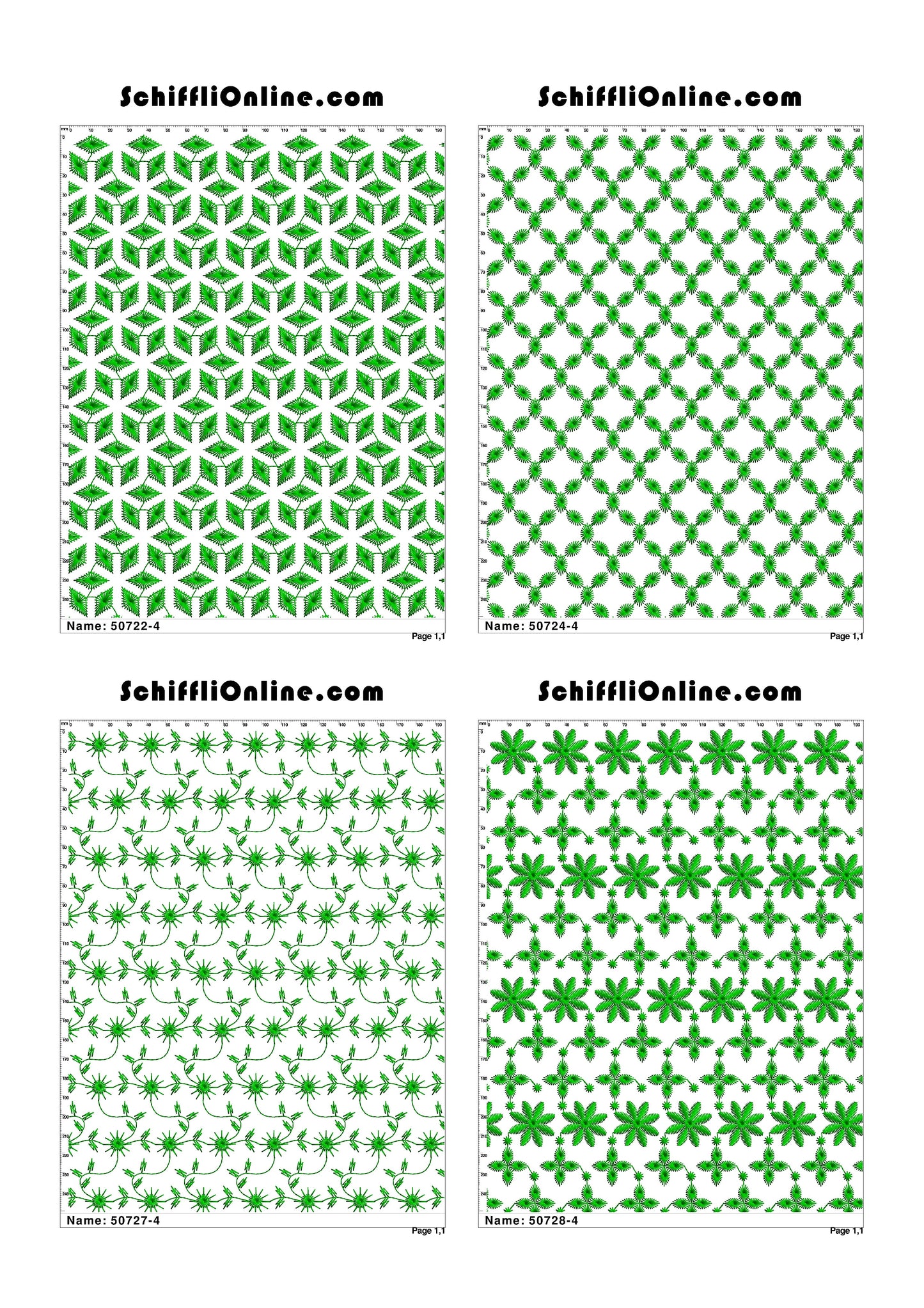 ALLOVER BORER 4X4 VOL 1 - 500 DESIGNS