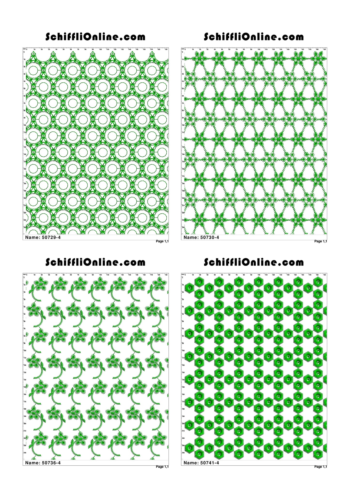 ALLOVER BORER 4X4 VOL 1 - 500 DESIGNS