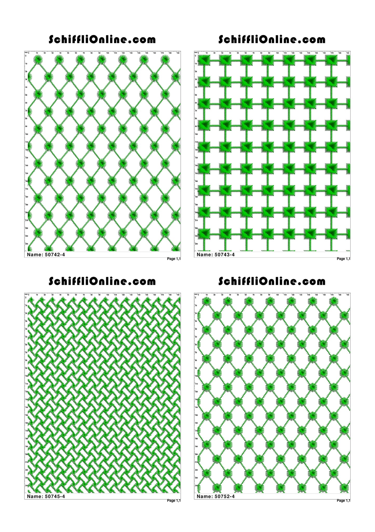 ALLOVER BORER 4X4 VOL 1 - 500 DESIGNS