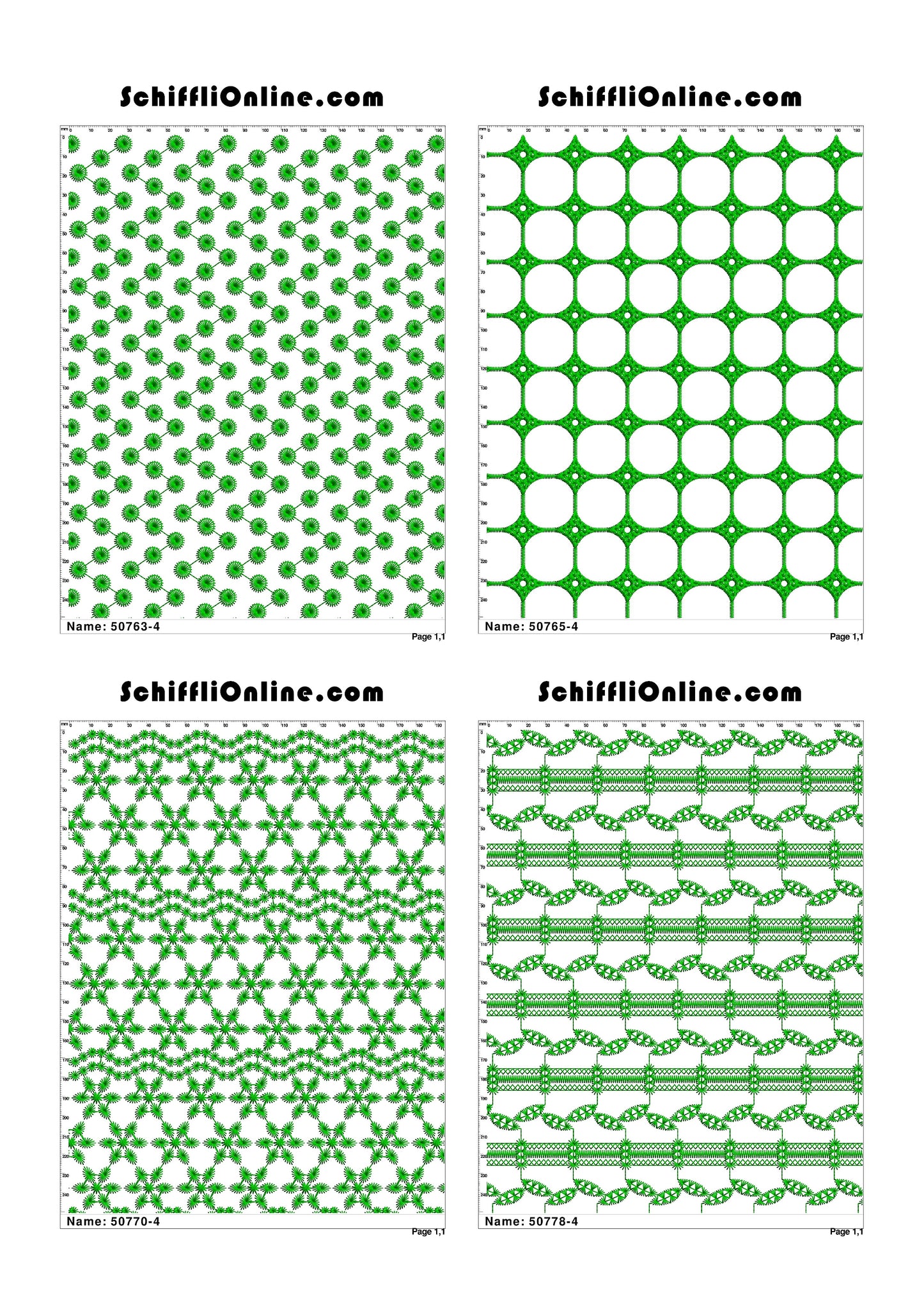 ALLOVER BORER 4X4 VOL 1 - 500 DESIGNS