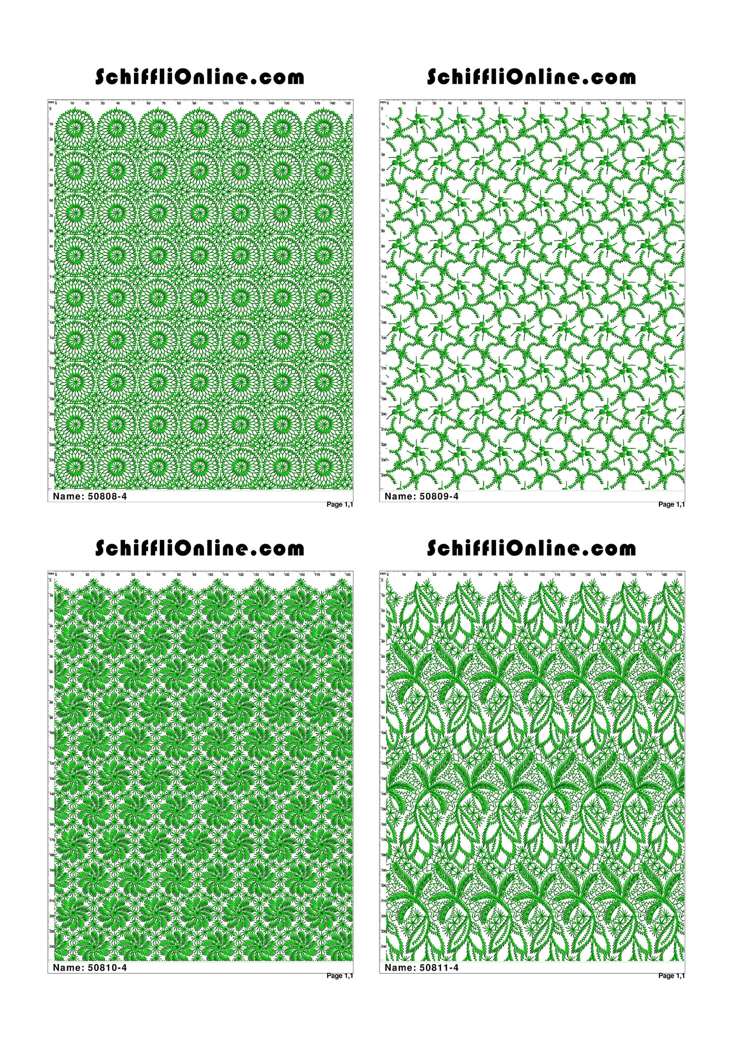 ALLOVER BORER 4X4 VOL 1 - 500 DESIGNS
