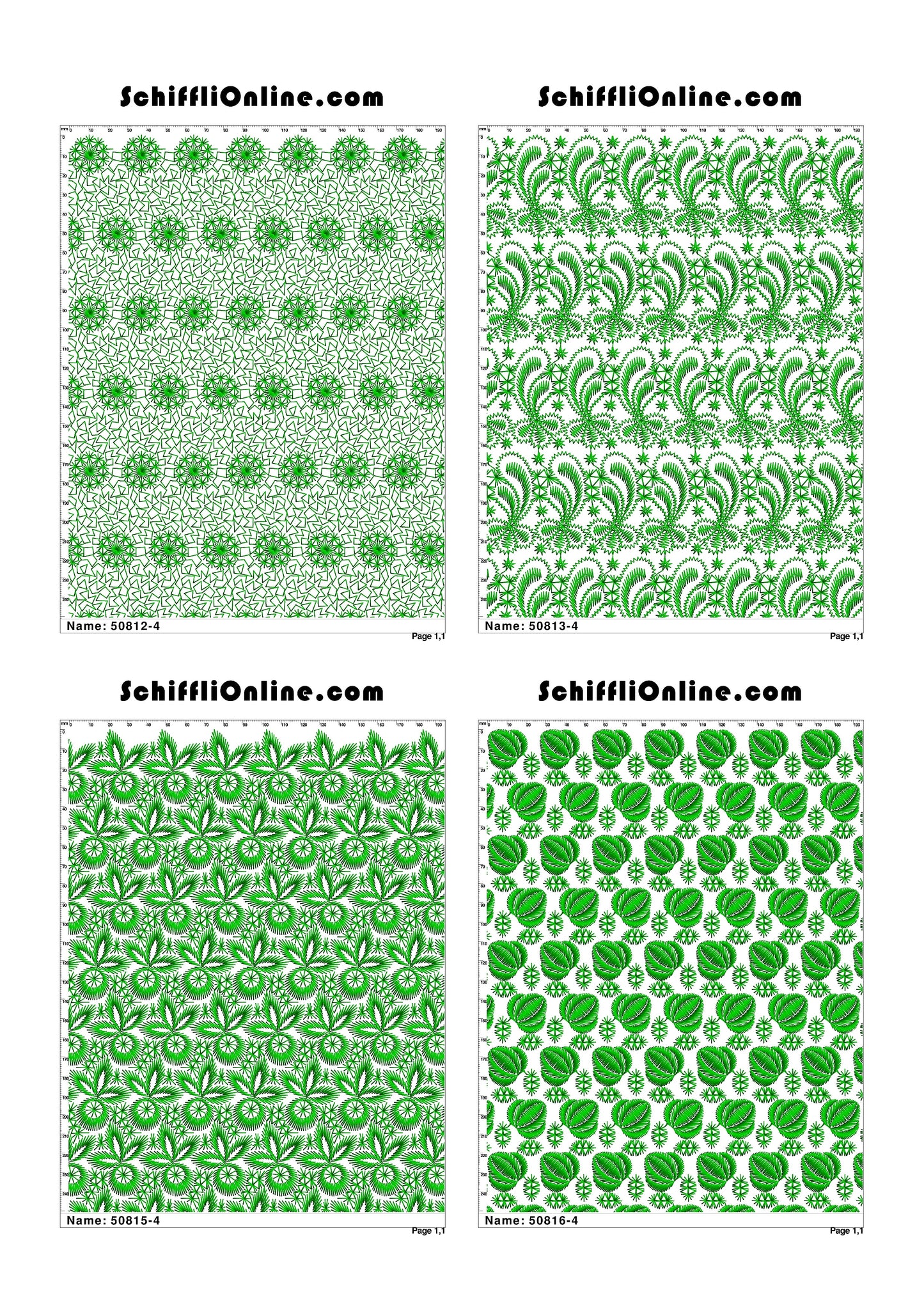 ALLOVER BORER 4X4 VOL 1 - 500 DESIGNS