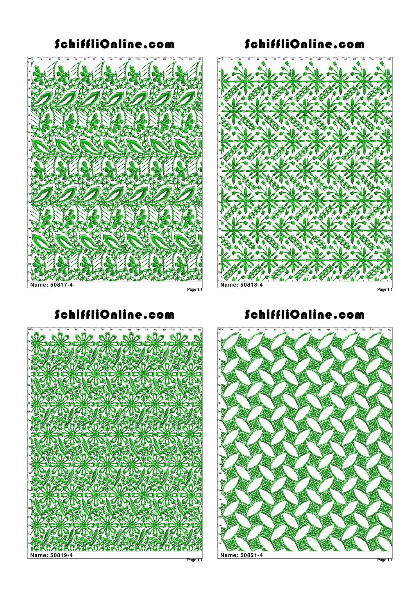 ALLOVER BORER 4X4 VOL 1 - 500 DESIGNS