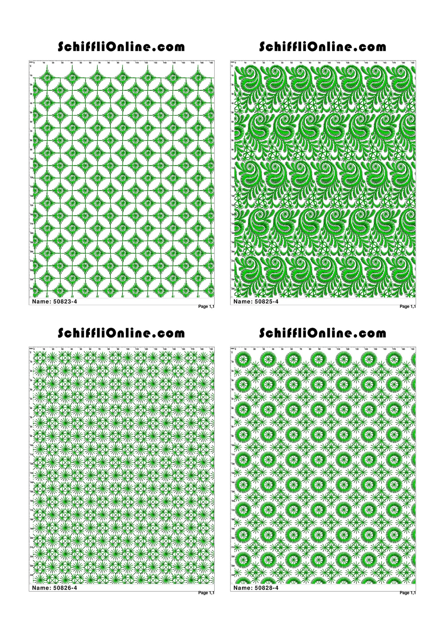 ALLOVER BORER 4X4 VOL 1 - 500 DESIGNS