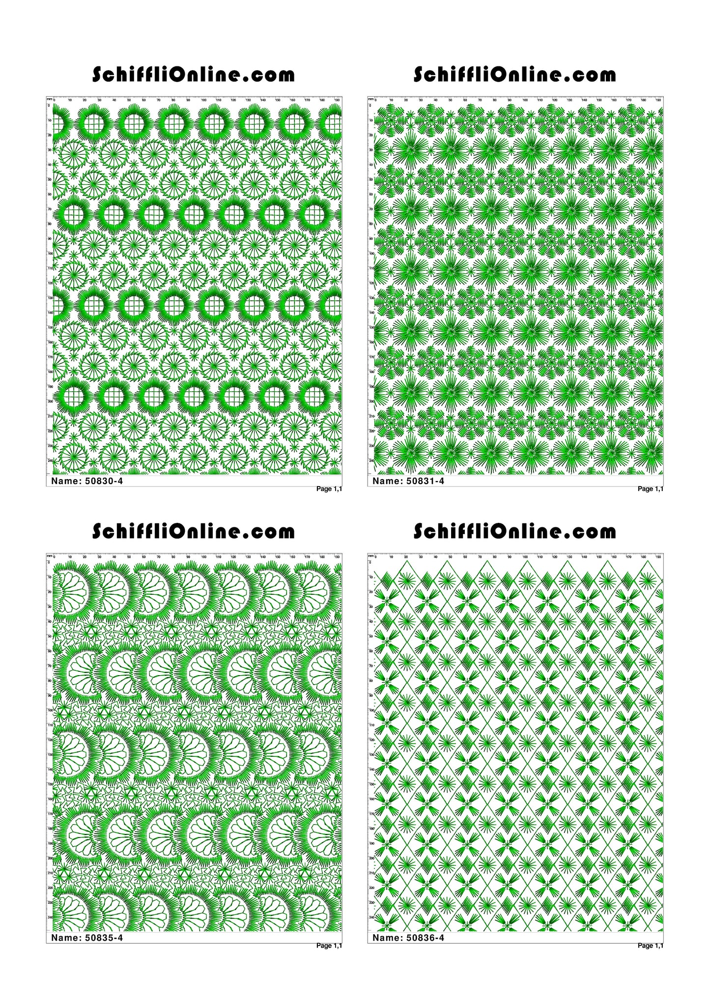 ALLOVER BORER 4X4 VOL 1 - 500 DESIGNS