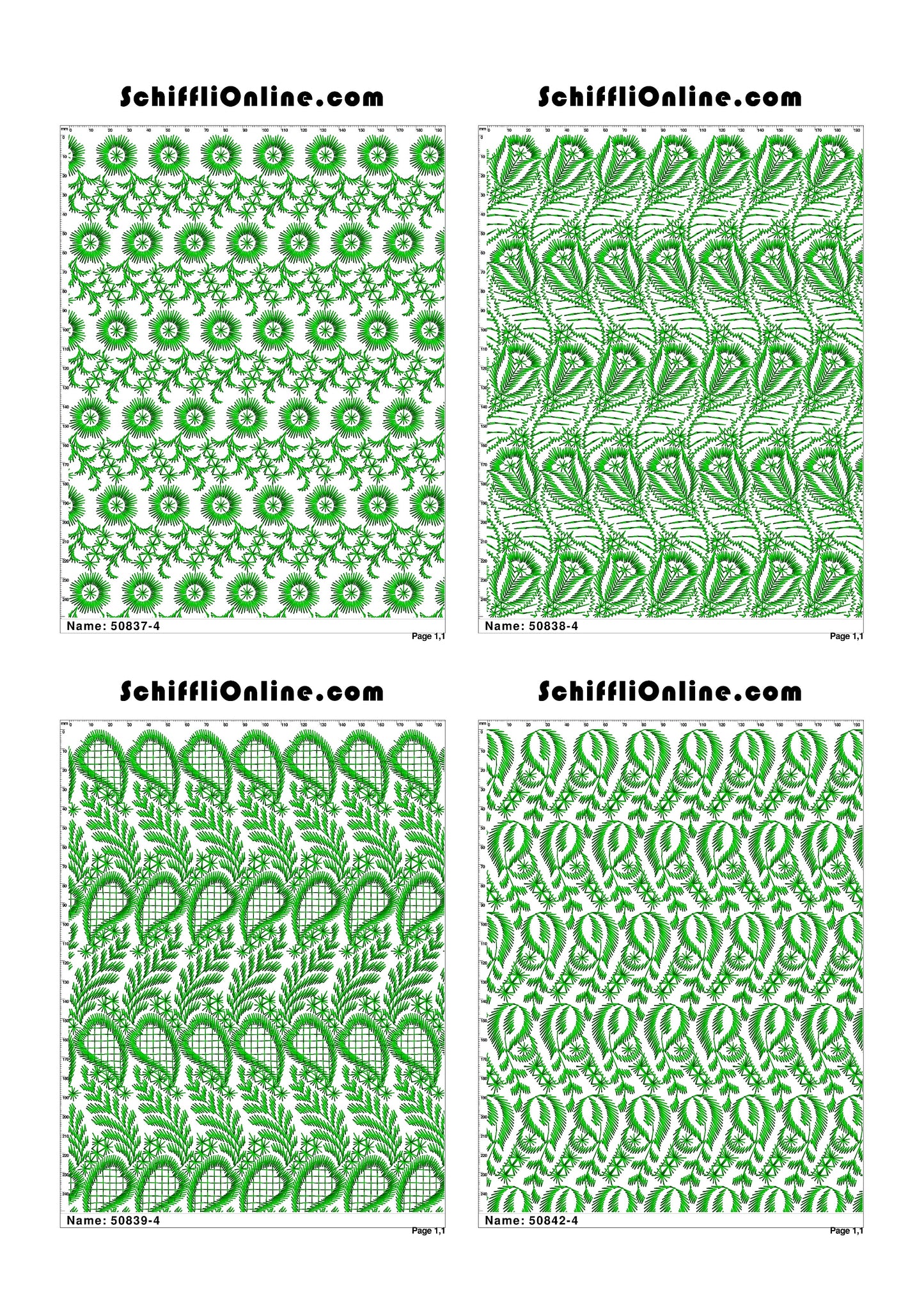ALLOVER BORER 4X4 VOL 1 - 500 DESIGNS