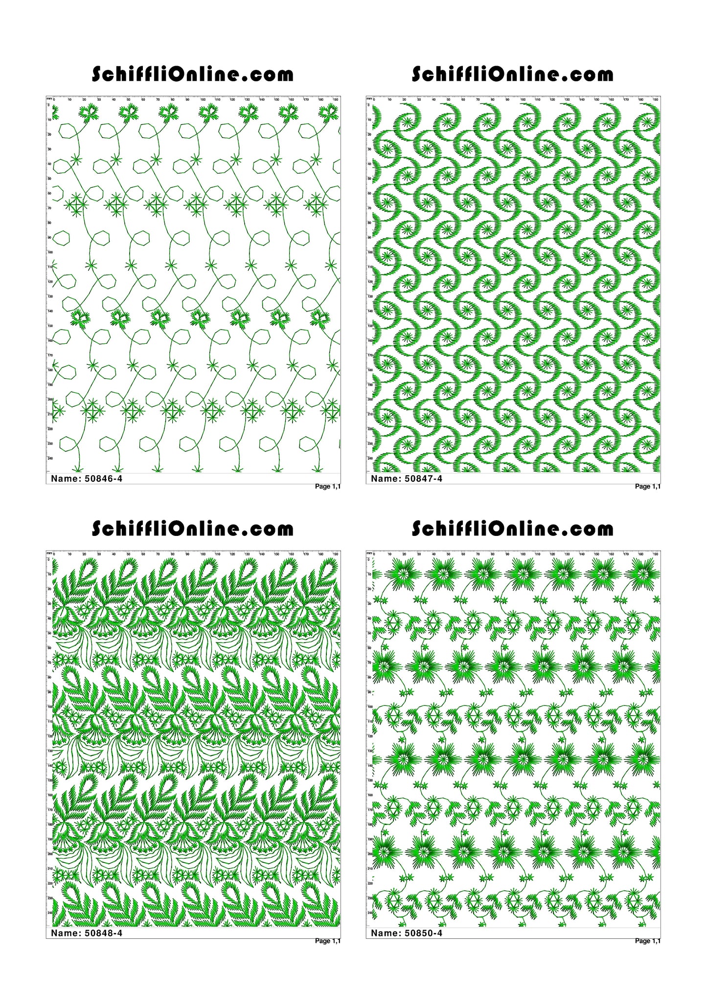 ALLOVER BORER 4X4 VOL 1 - 500 DESIGNS