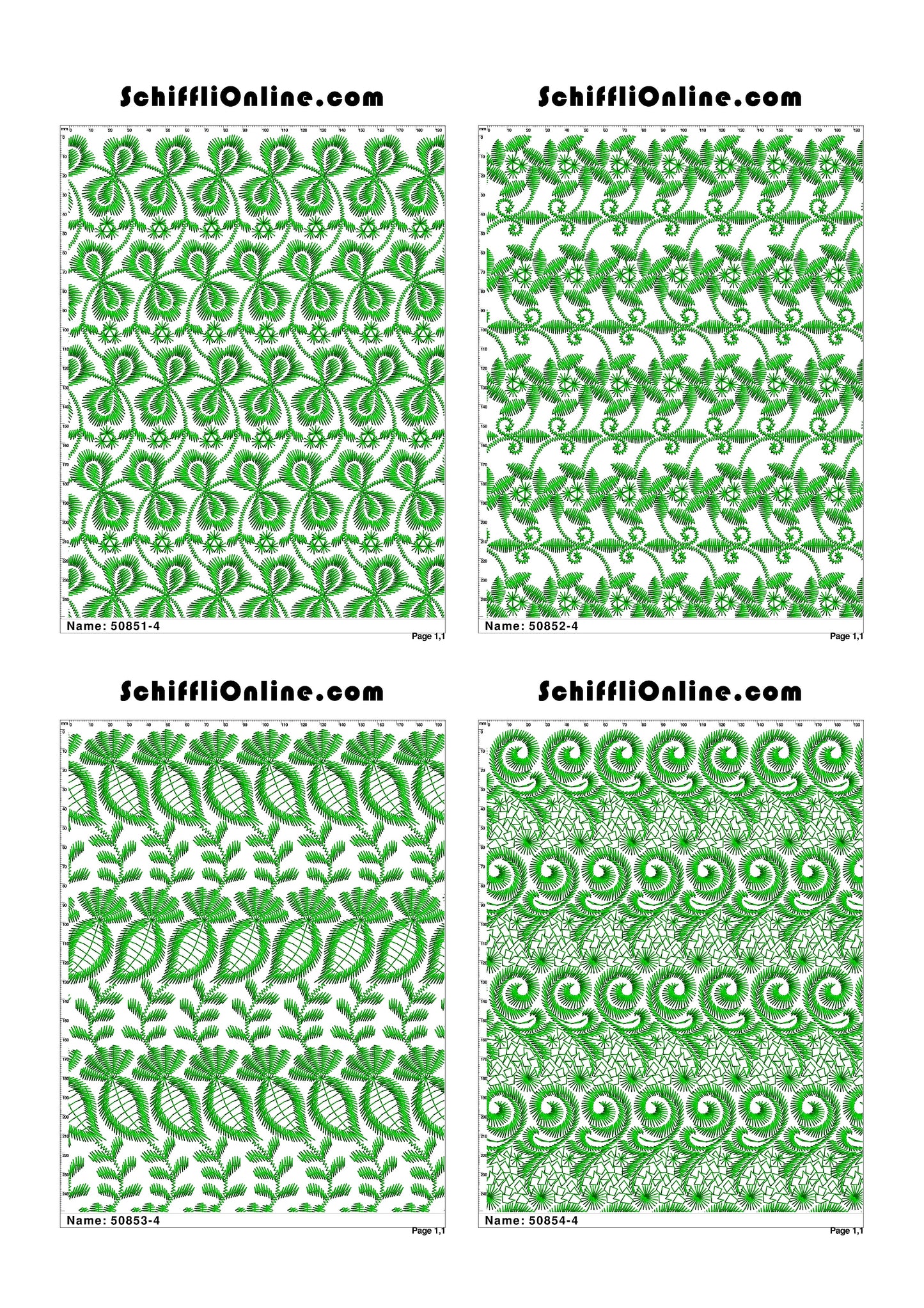 ALLOVER BORER 4X4 VOL 1 - 500 DESIGNS