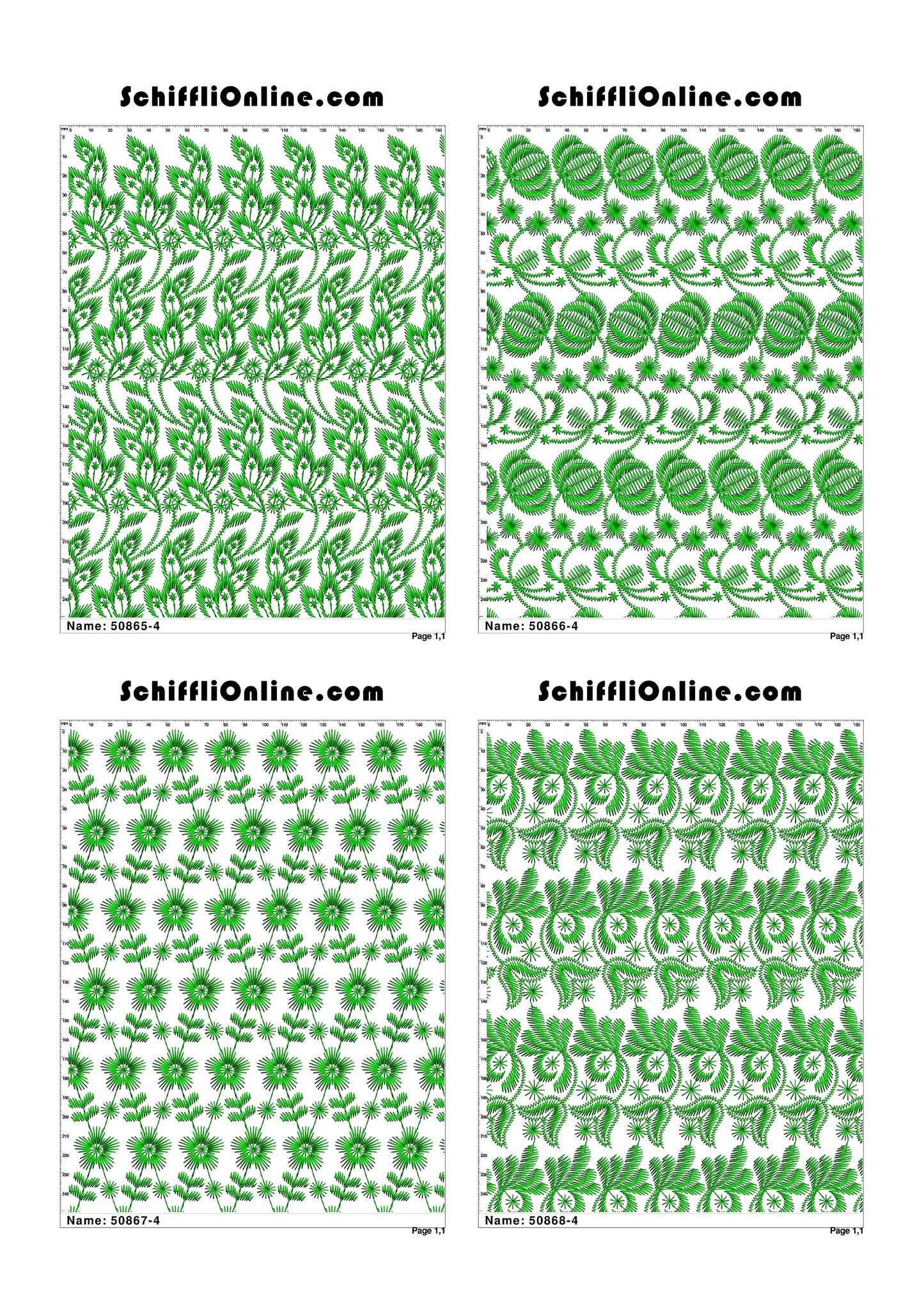 ALLOVER BORER 4X4 VOL 1 - 500 DESIGNS