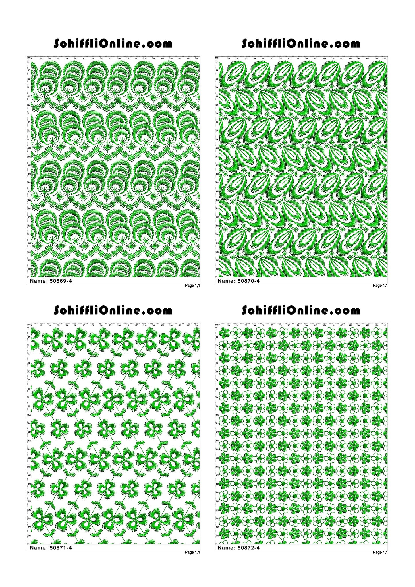 ALLOVER BORER 4X4 VOL 1 - 500 DESIGNS
