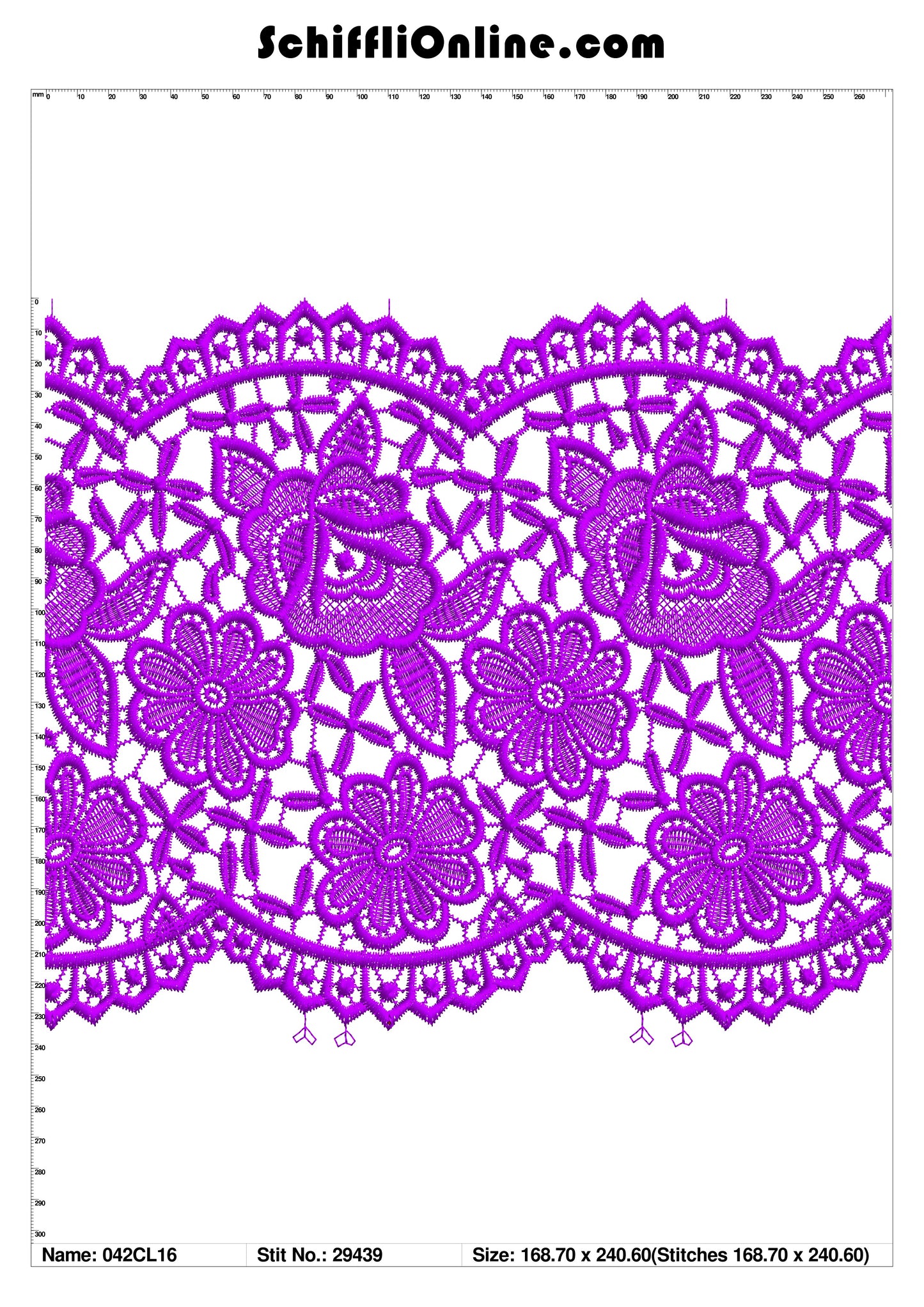 Book 293 CHEMICAL LACE 16X4 50 DESIGNS