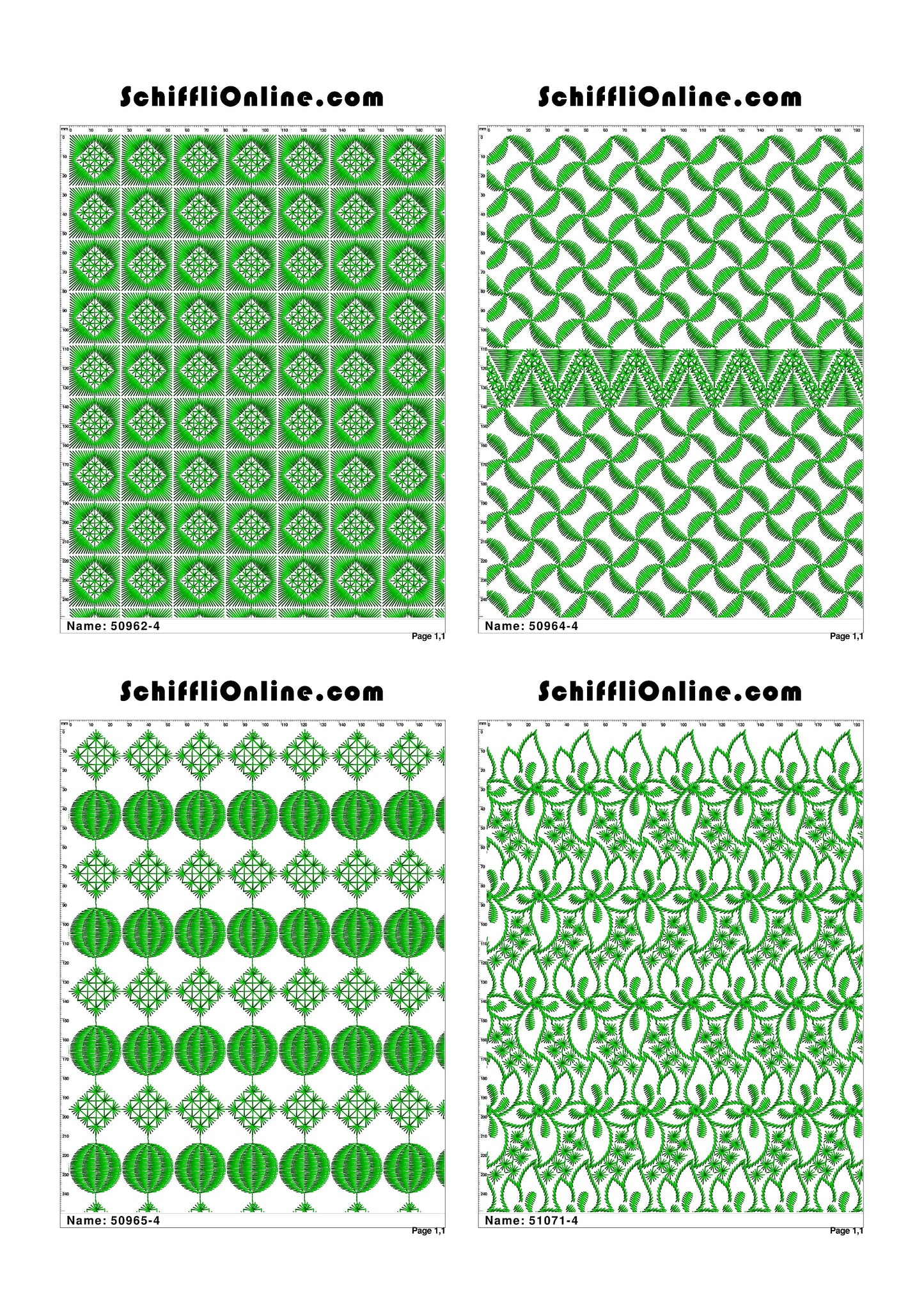 ALLOVER BORER 4X4 VOL 1 - 500 DESIGNS