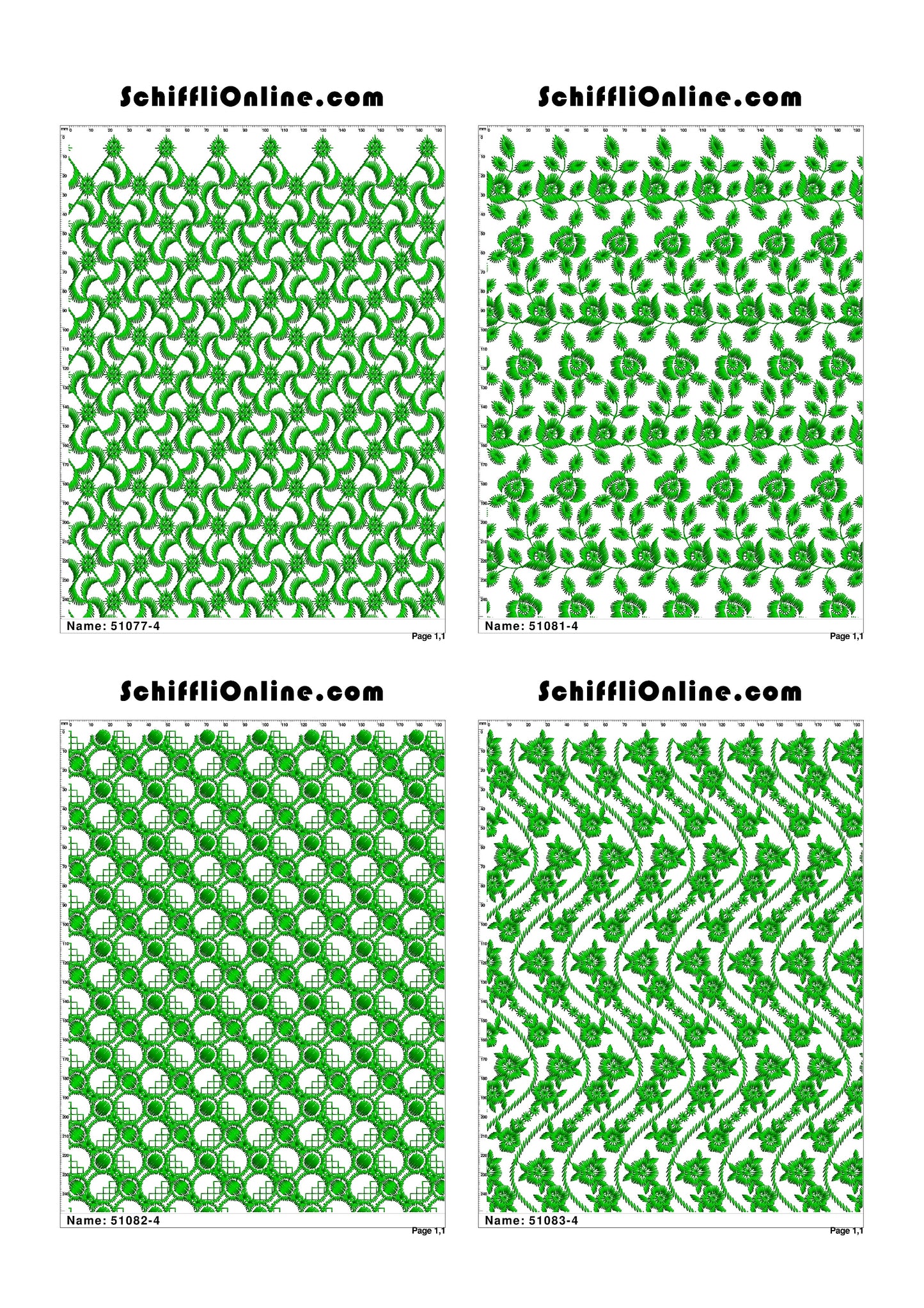 ALLOVER BORER 4X4 VOL 1 - 500 DESIGNS