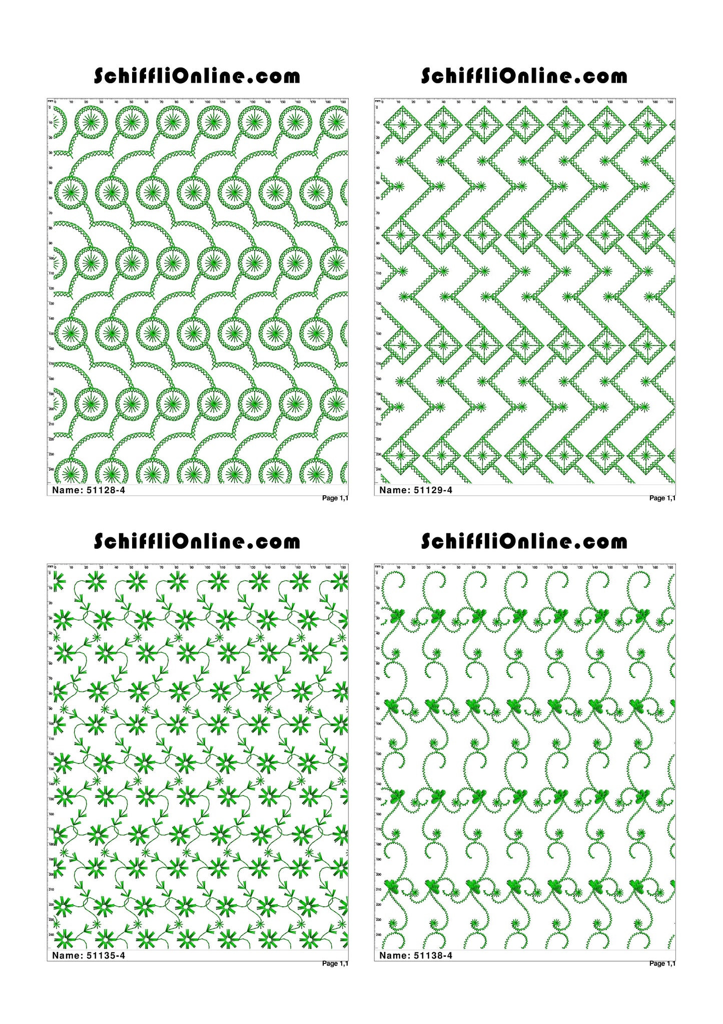 ALLOVER BORER 4X4 VOL 1 - 500 DESIGNS