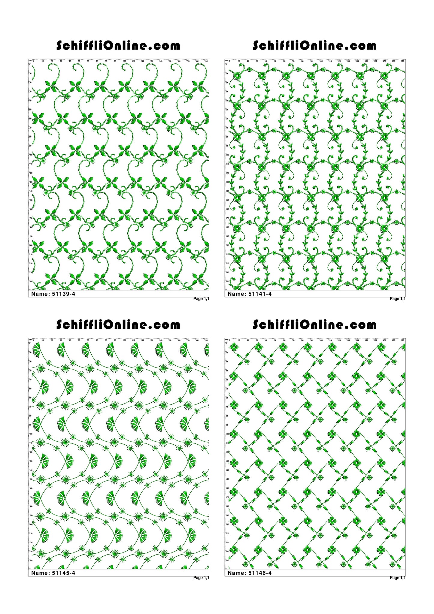 ALLOVER BORER 4X4 VOL 1 - 500 DESIGNS