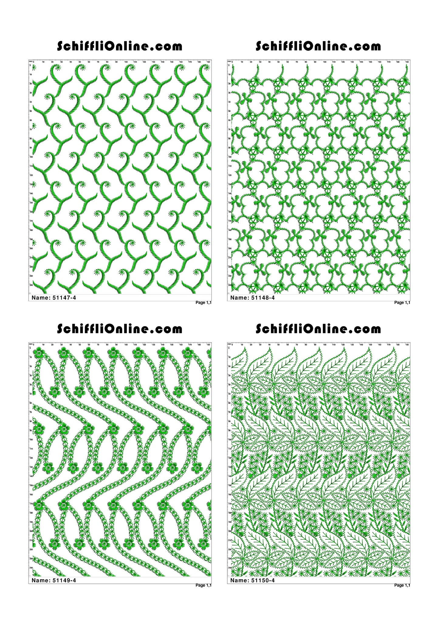 ALLOVER BORER 4X4 VOL 1 - 500 DESIGNS