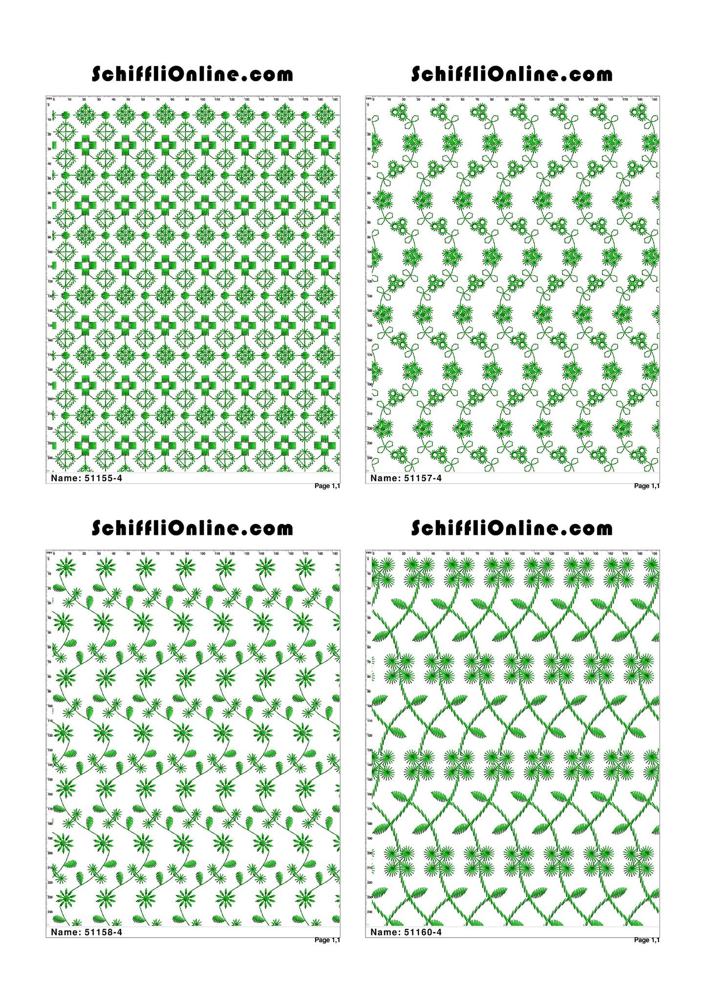 ALLOVER BORER 4X4 VOL 1 - 500 DESIGNS