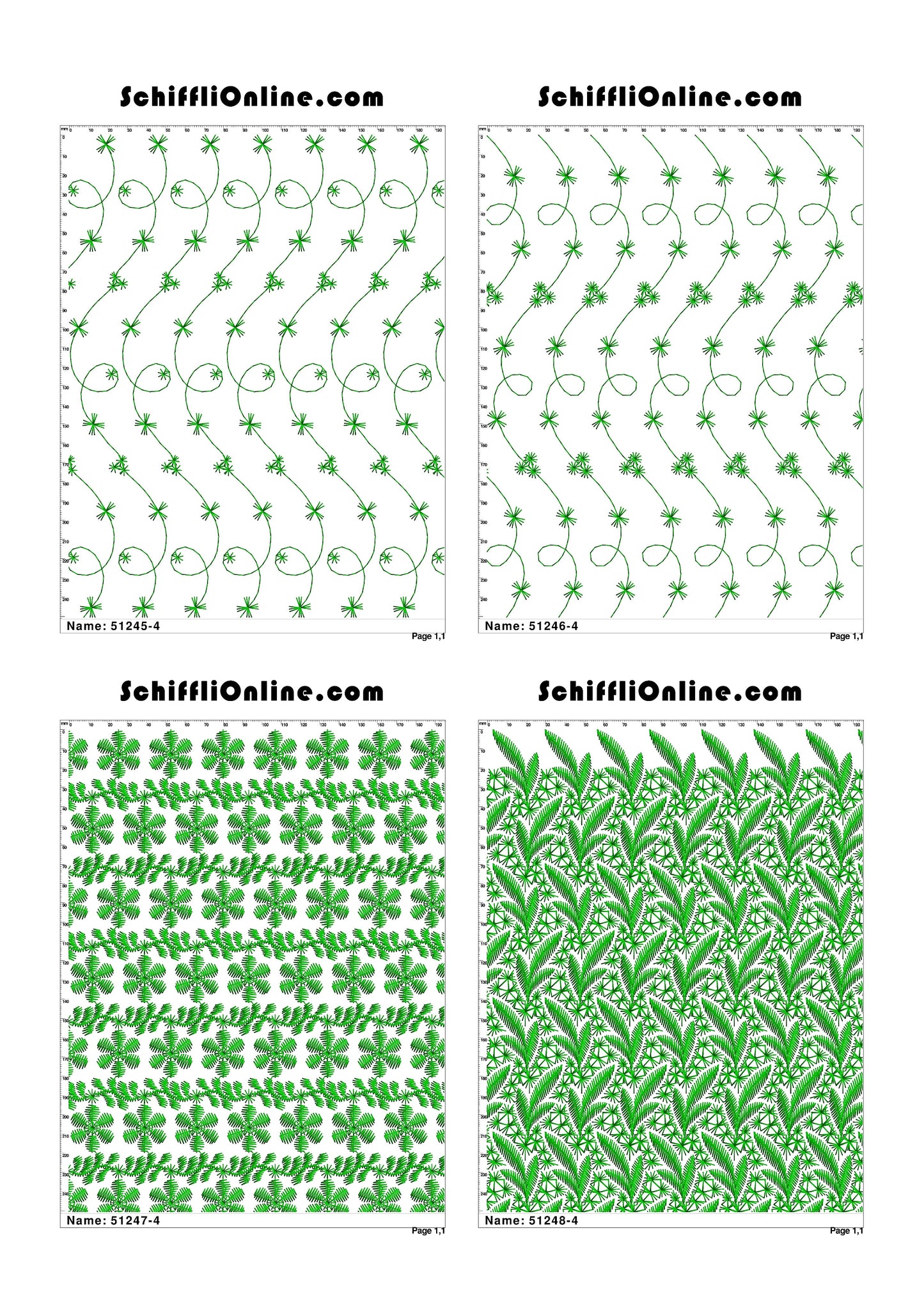ALLOVER BORER 4X4 VOL 1 - 500 DESIGNS