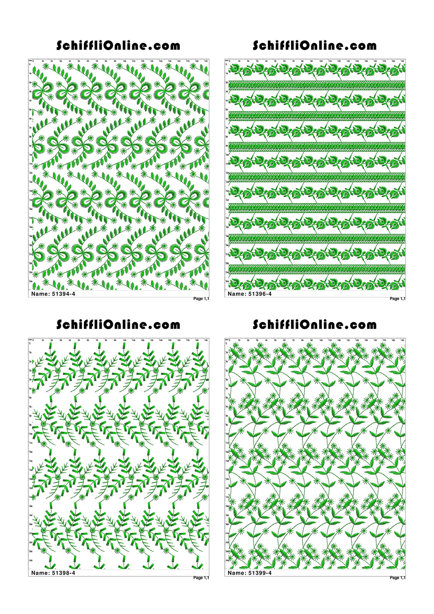 ALLOVER BORER 4X4 VOL 1 - 500 DESIGNS