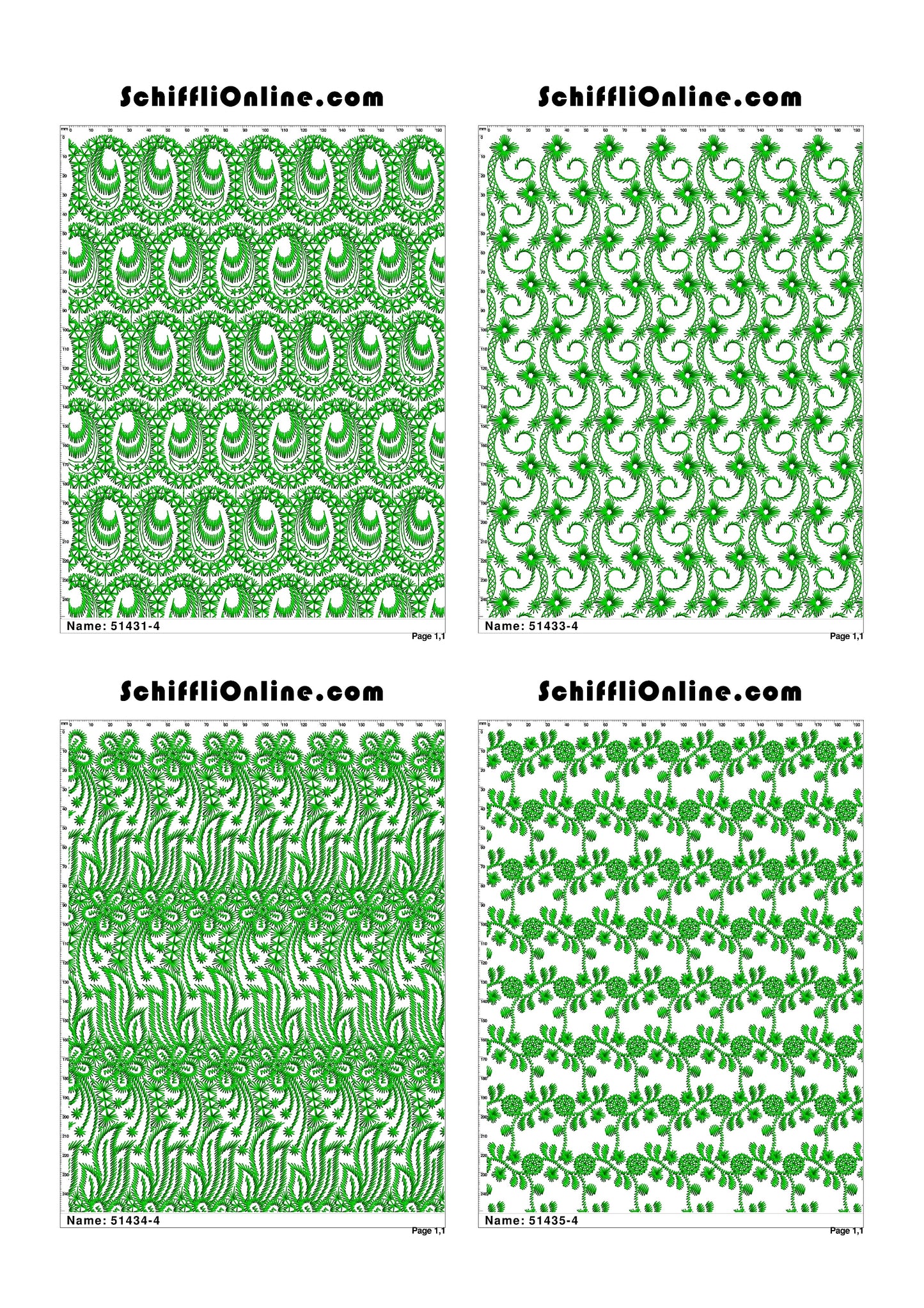 ALLOVER BORER 4X4 VOL 1 - 500 DESIGNS