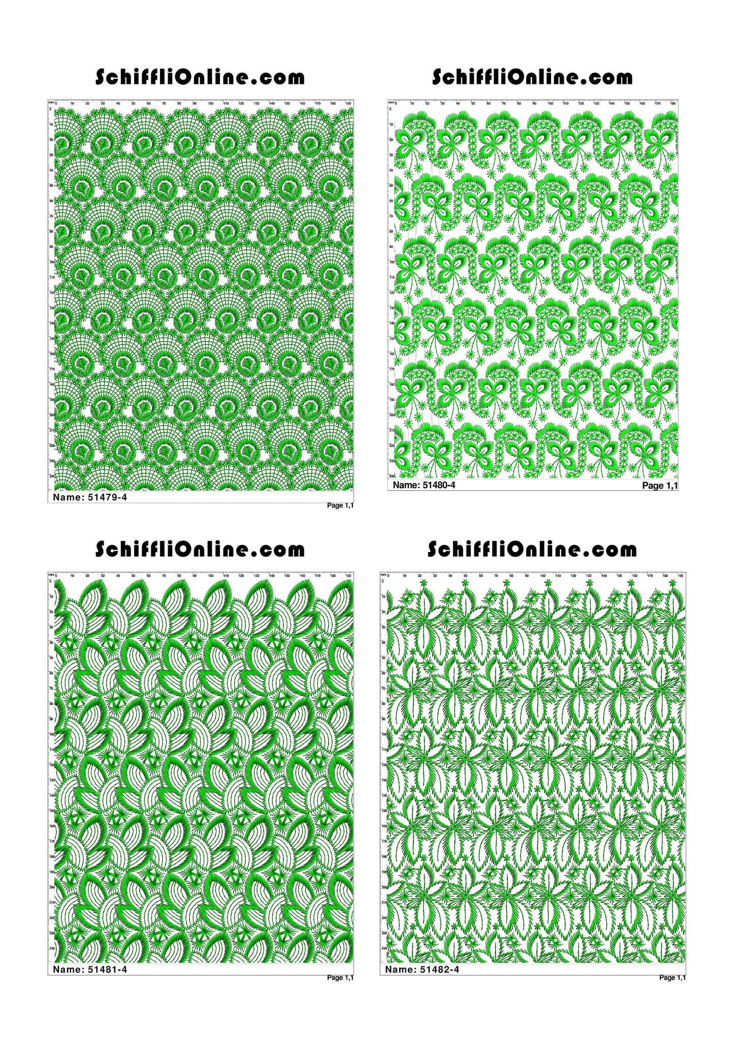 ALLOVER BORER 4X4 VOL 1 - 500 DESIGNS