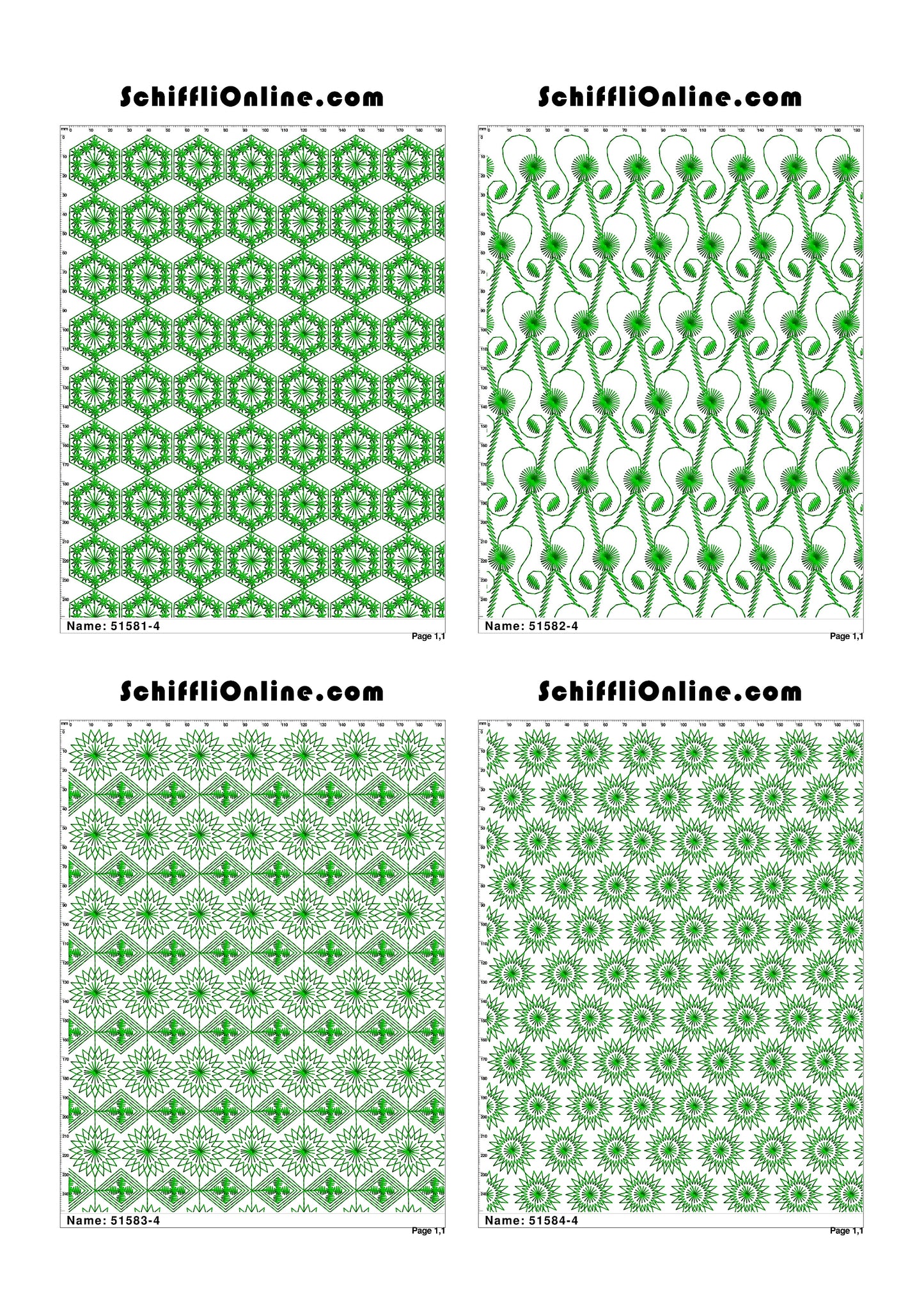 ALLOVER BORER 4X4 VOL 1 - 500 DESIGNS