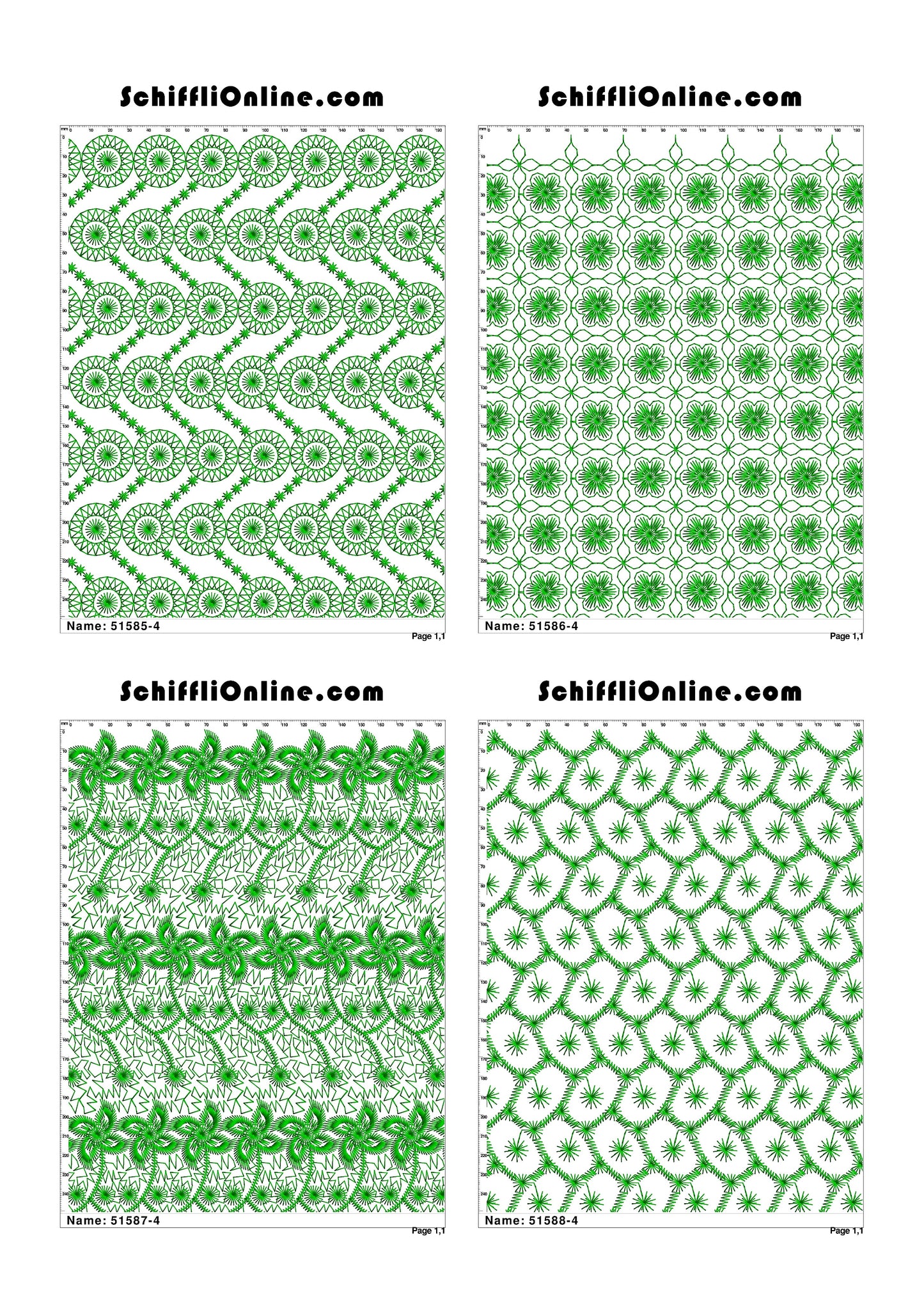 ALLOVER BORER 4X4 VOL 1 - 500 DESIGNS