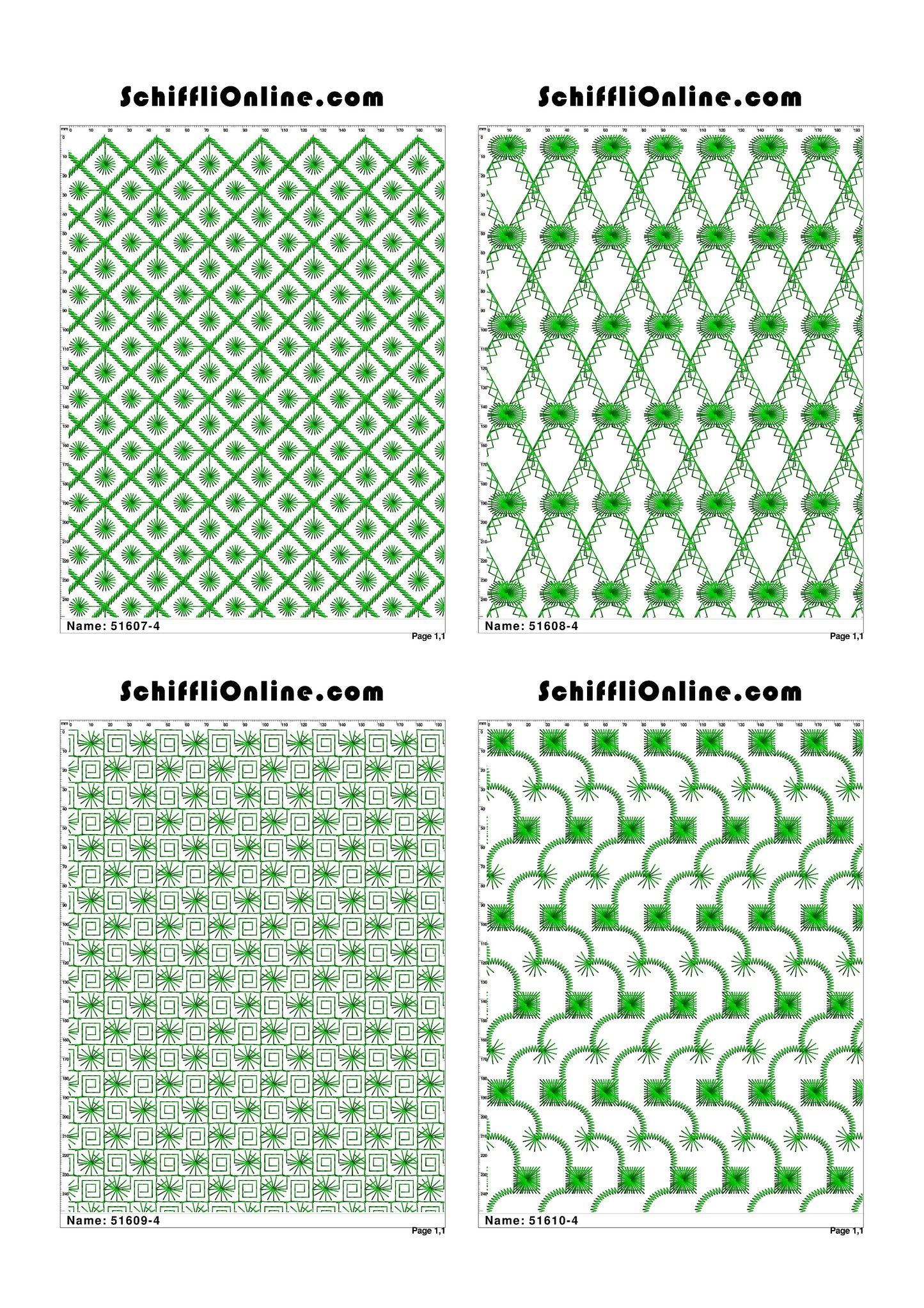 ALLOVER BORER 4X4 VOL 1 - 500 DESIGNS