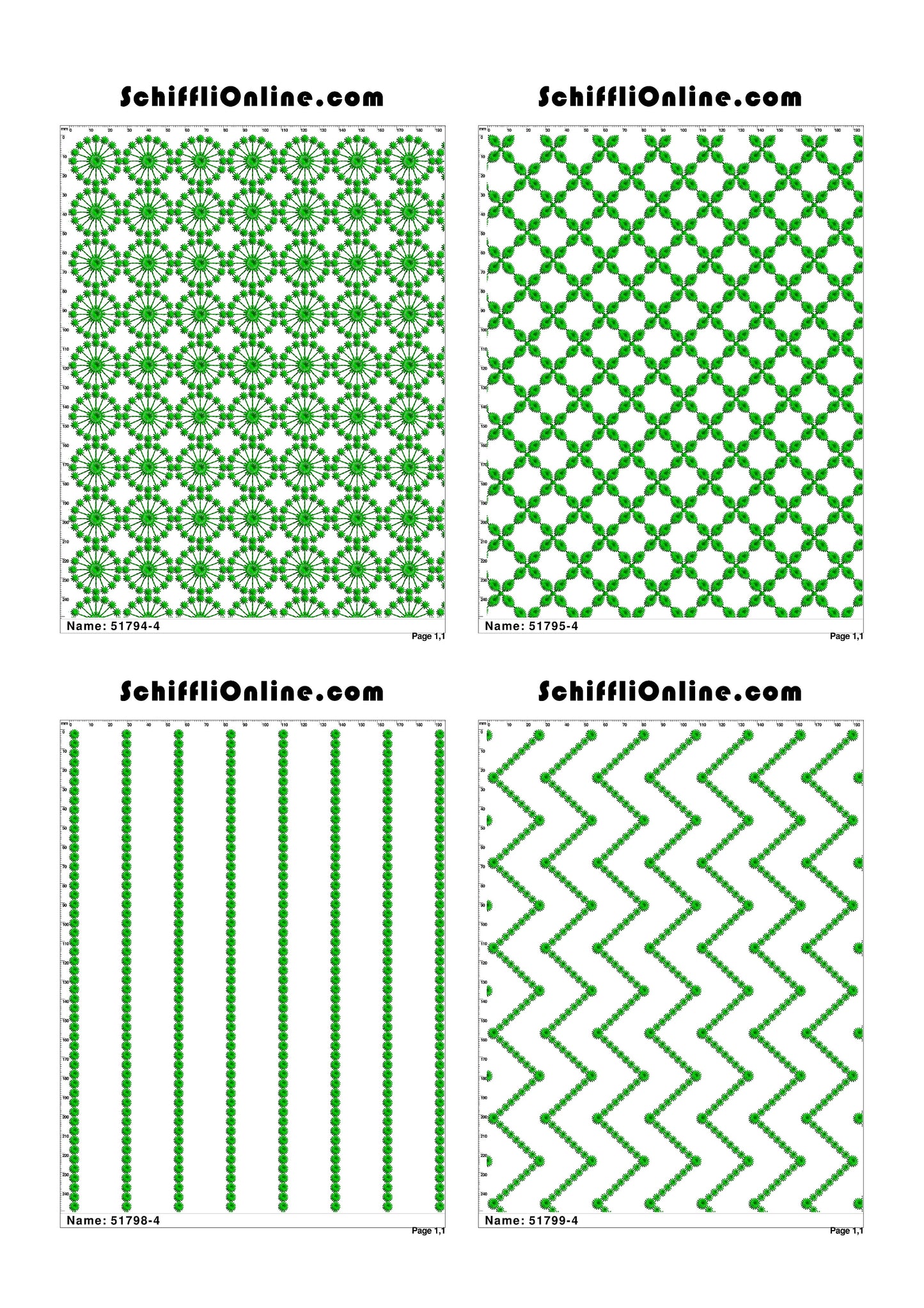 ALLOVER BORER 4X4 VOL 1 - 500 DESIGNS