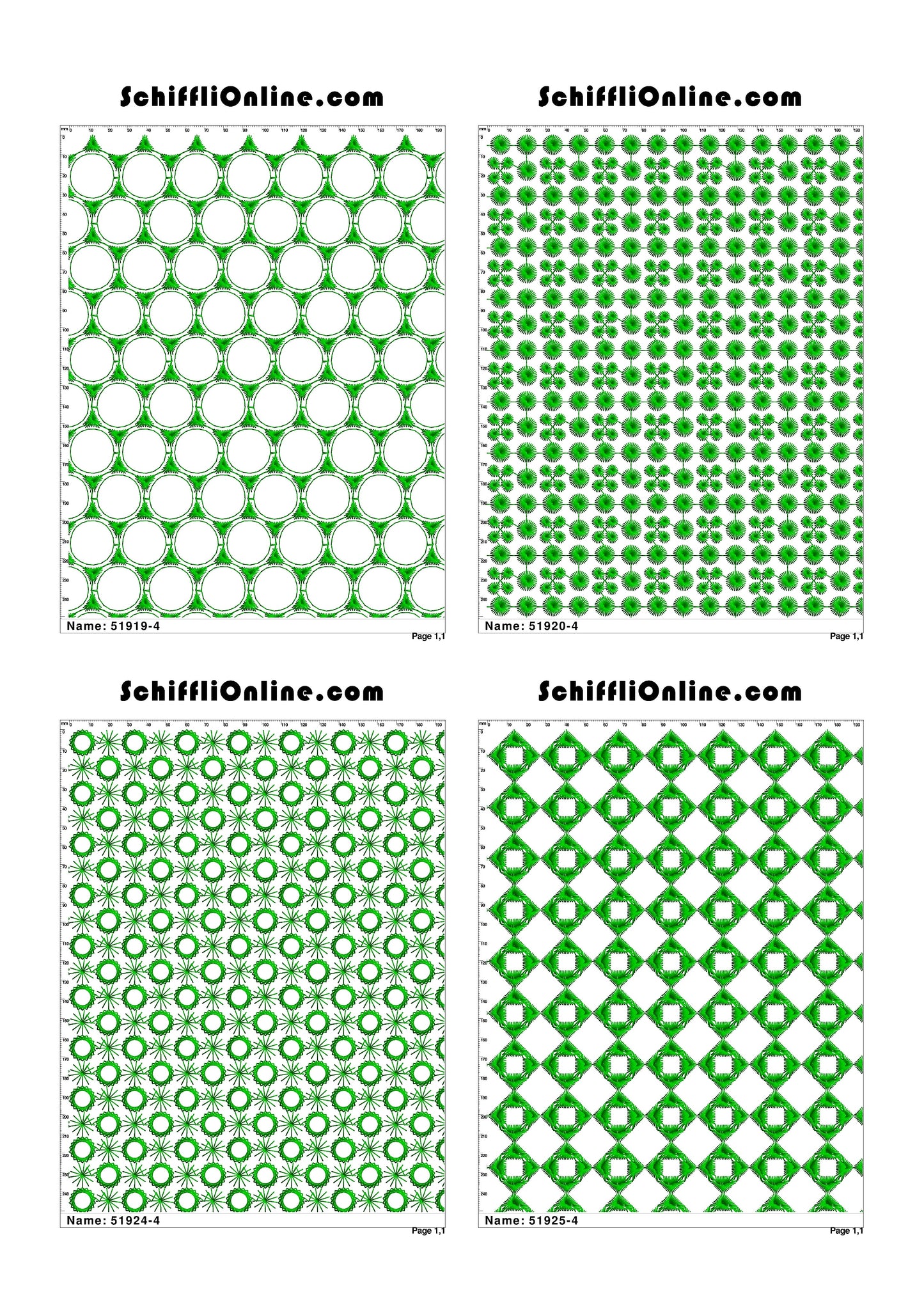 ALLOVER BORER 4X4 VOL 1 - 500 DESIGNS