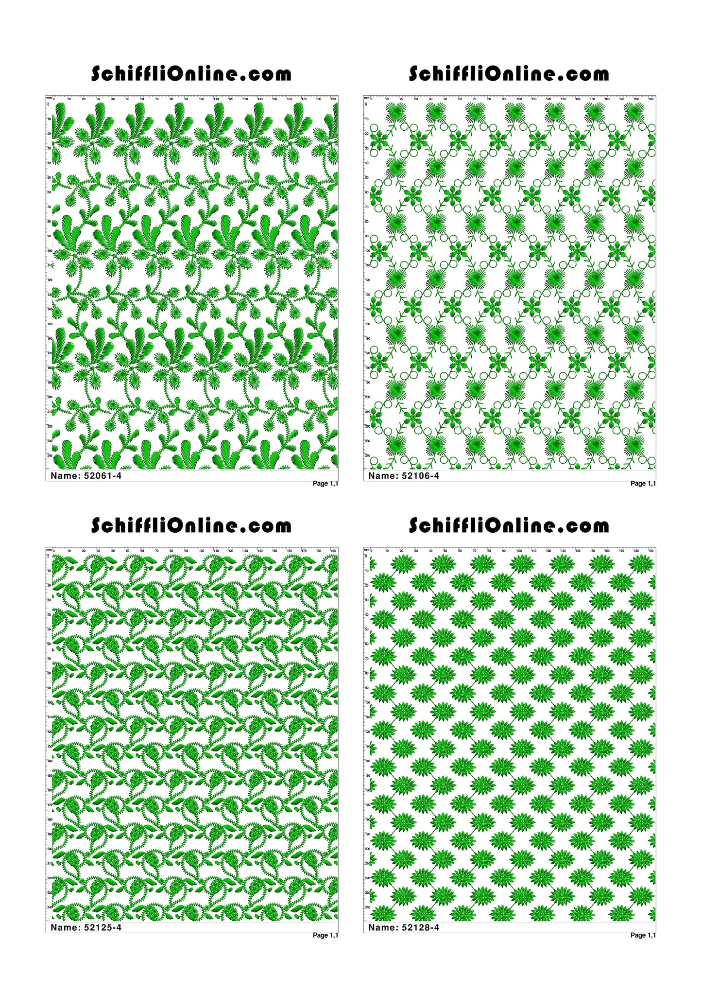 ALLOVER BORER 4X4 VOL 1 - 500 DESIGNS