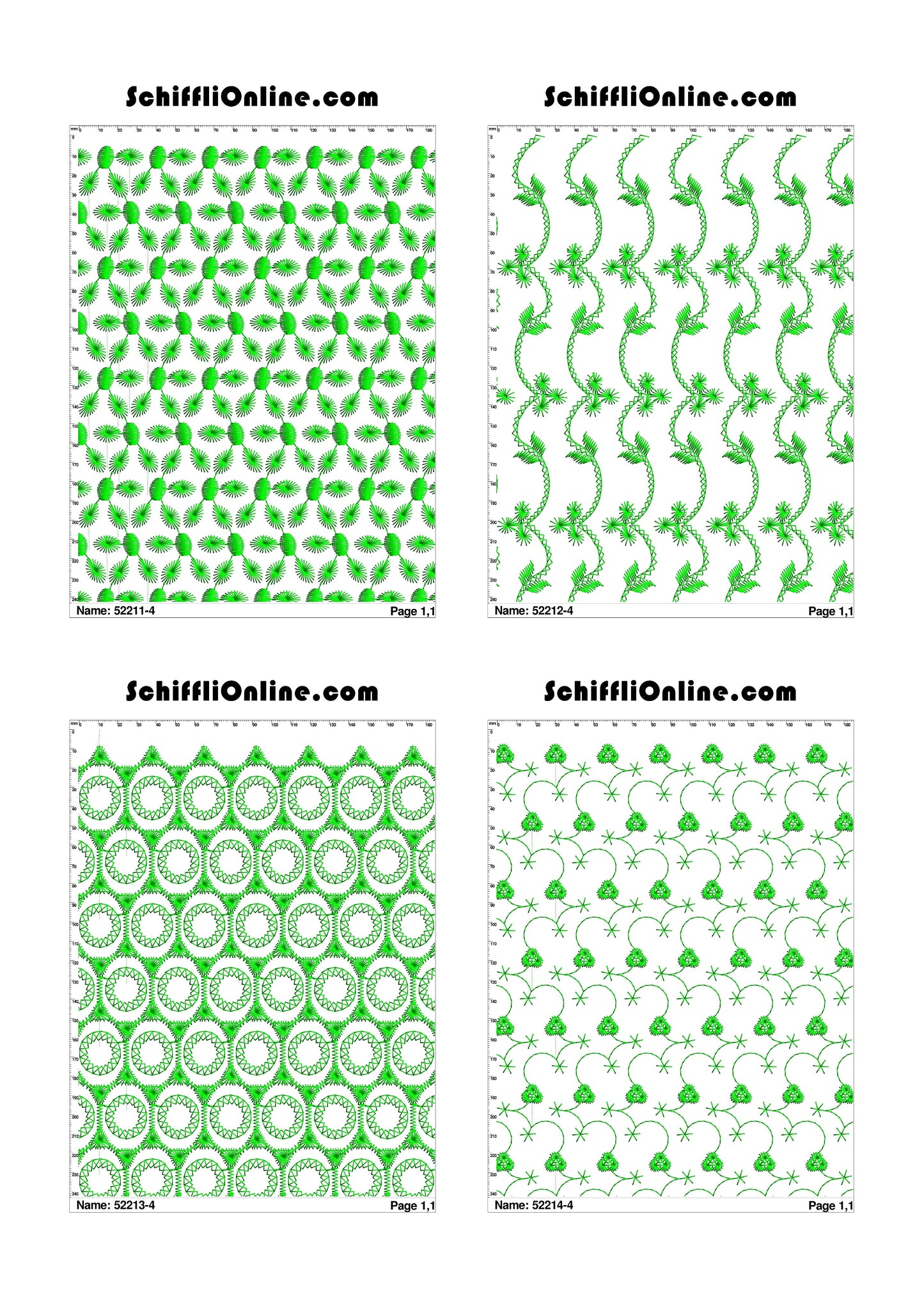 ALLOVER BORER 4X4 VOL 1 - 500 DESIGNS