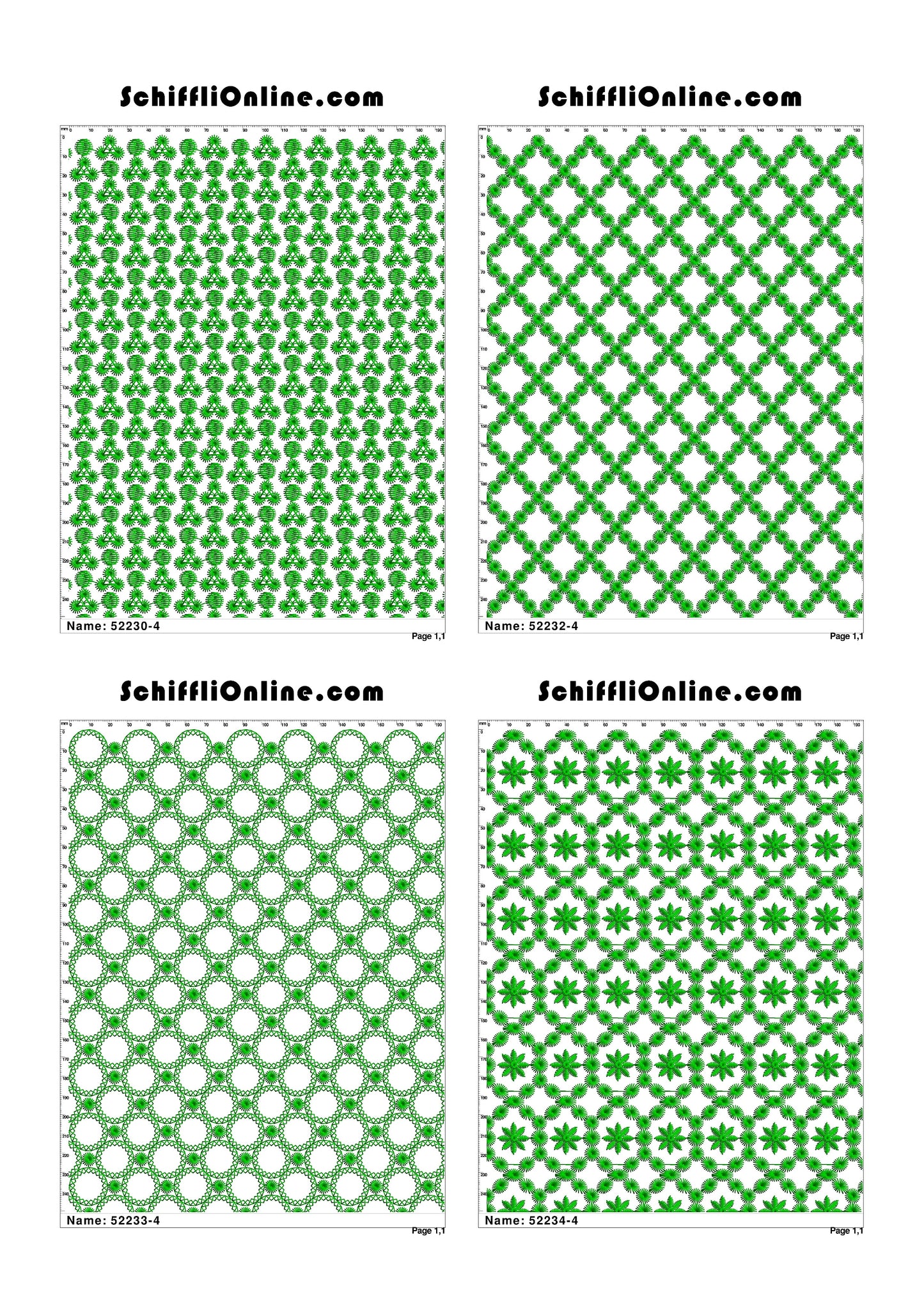 ALLOVER BORER 4X4 VOL 1 - 500 DESIGNS