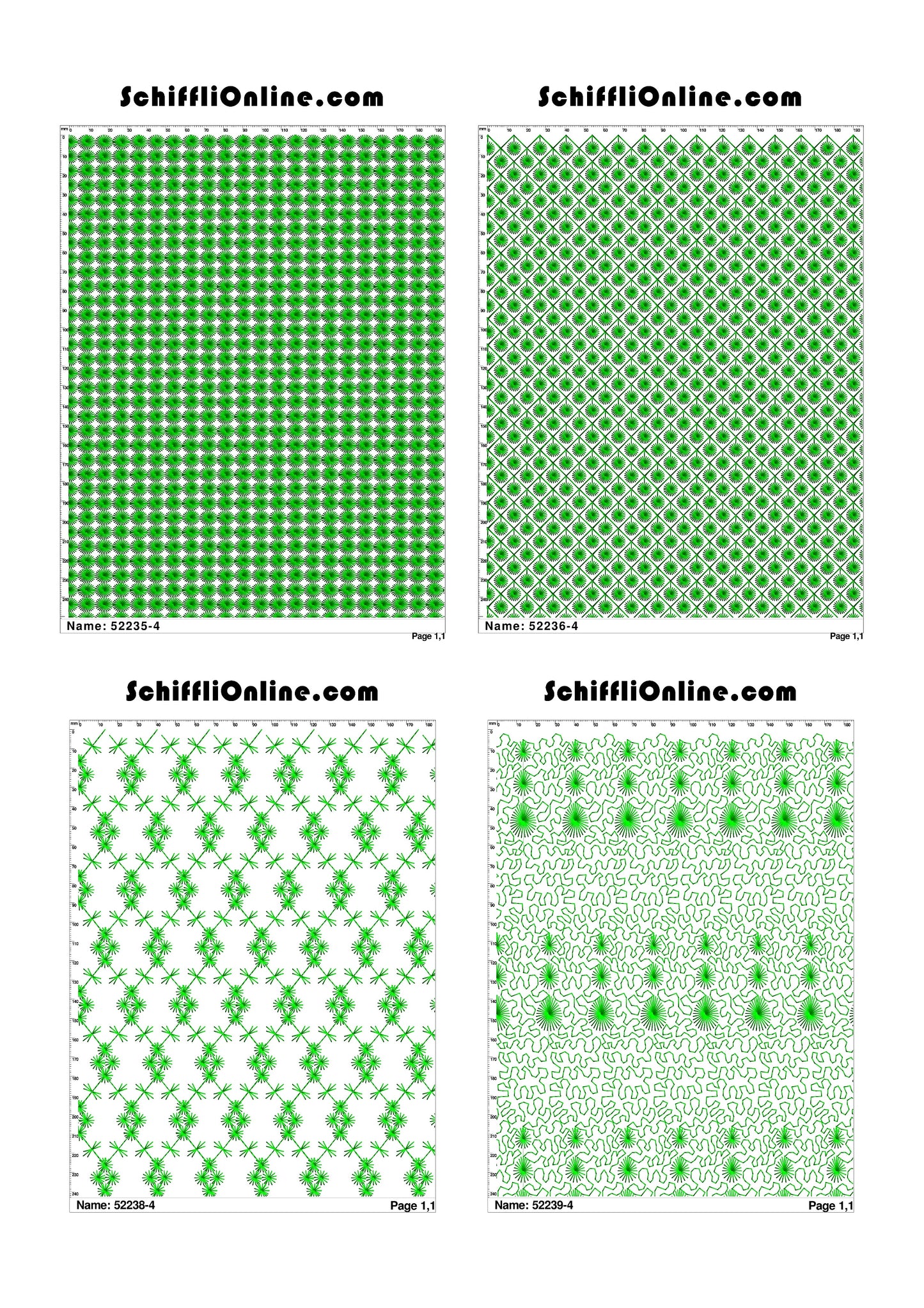 ALLOVER BORER 4X4 VOL 1 - 500 DESIGNS