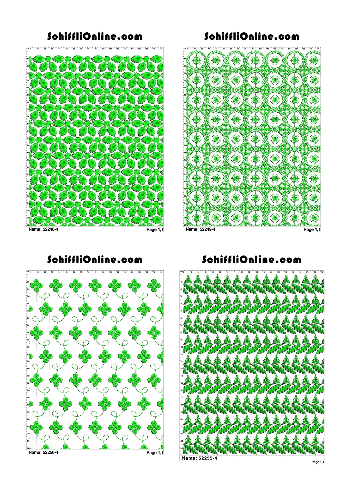 ALLOVER BORER 4X4 VOL 1 - 500 DESIGNS