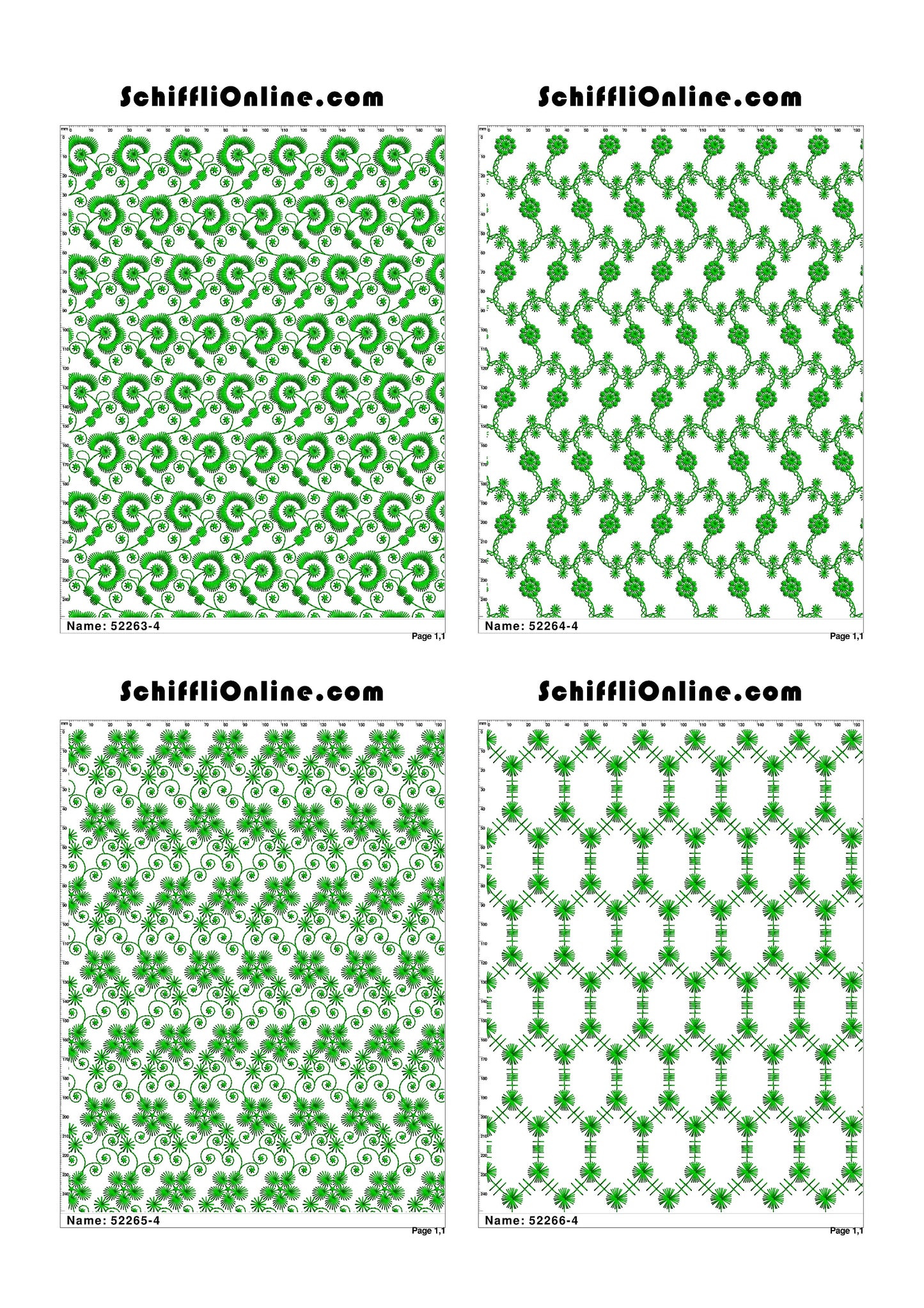 ALLOVER BORER 4X4 VOL 1 - 500 DESIGNS