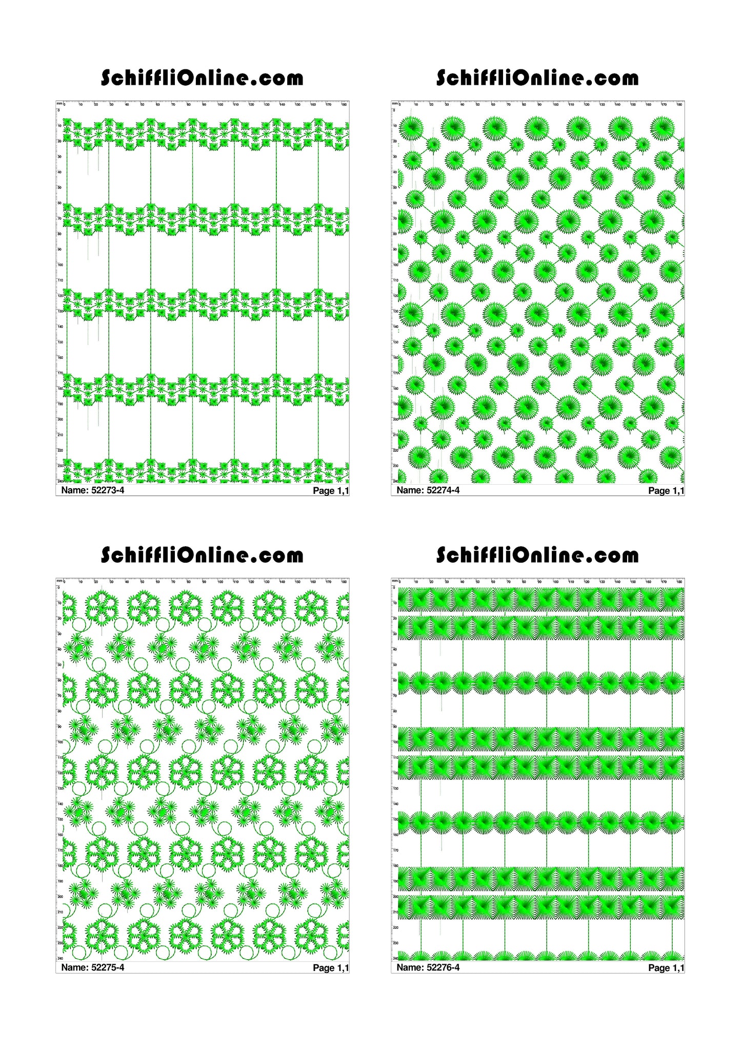 ALLOVER BORER 4X4 VOL 1 - 500 DESIGNS