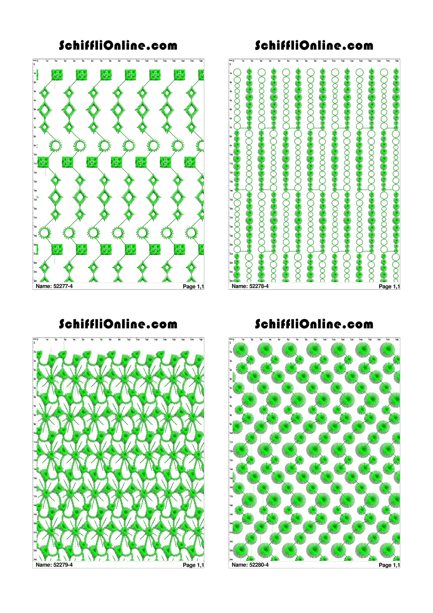 ALLOVER BORER 4X4 VOL 1 - 500 DESIGNS