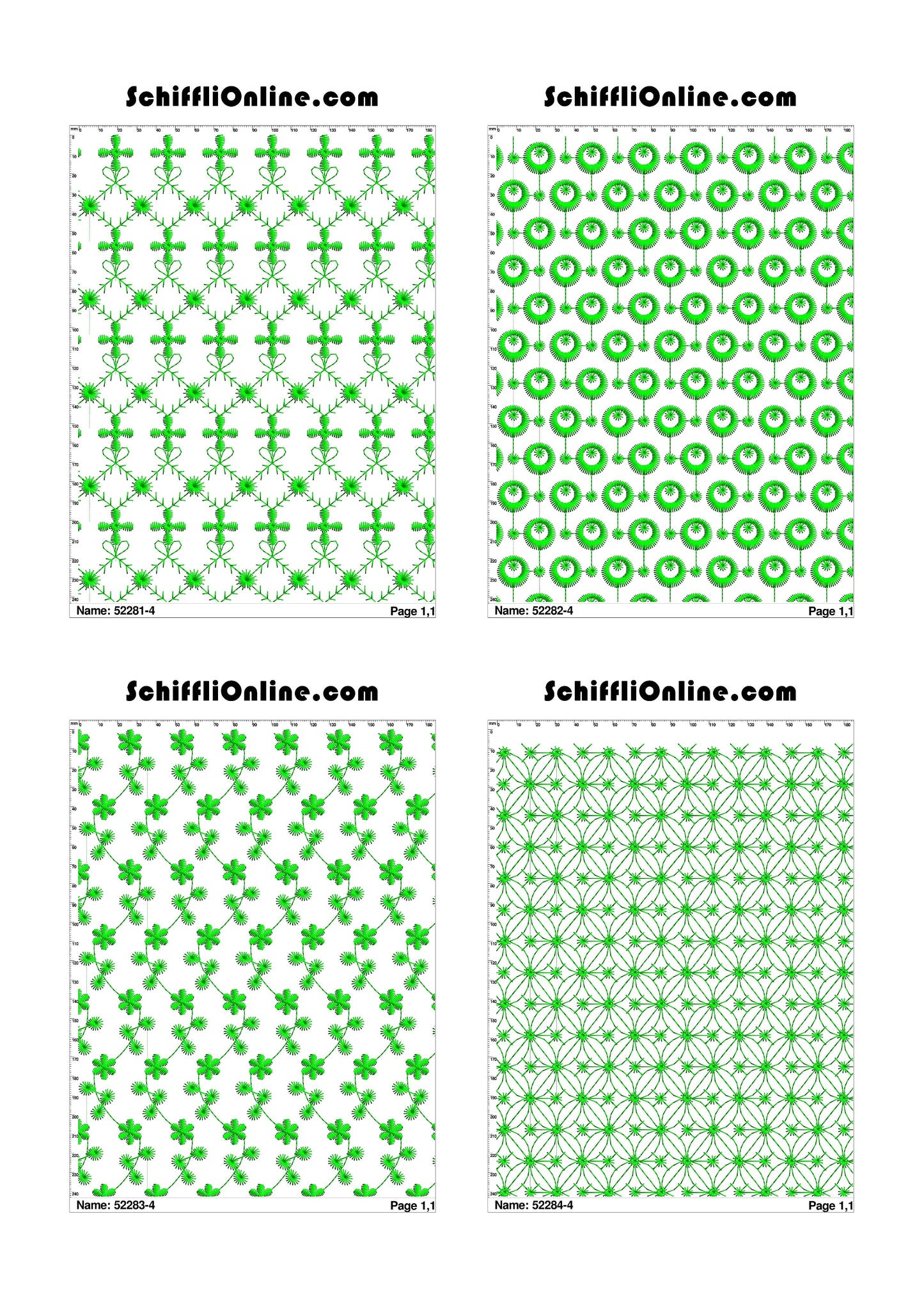 ALLOVER BORER 4X4 VOL 1 - 500 DESIGNS
